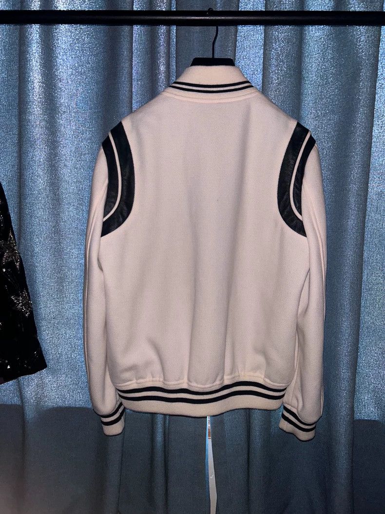 Saint Laurent Paris Saint Laurent Paris 2022FW White Patchwork Teddy jacket Size US M / EU 48-50 / 2 - 2 Thumbnail