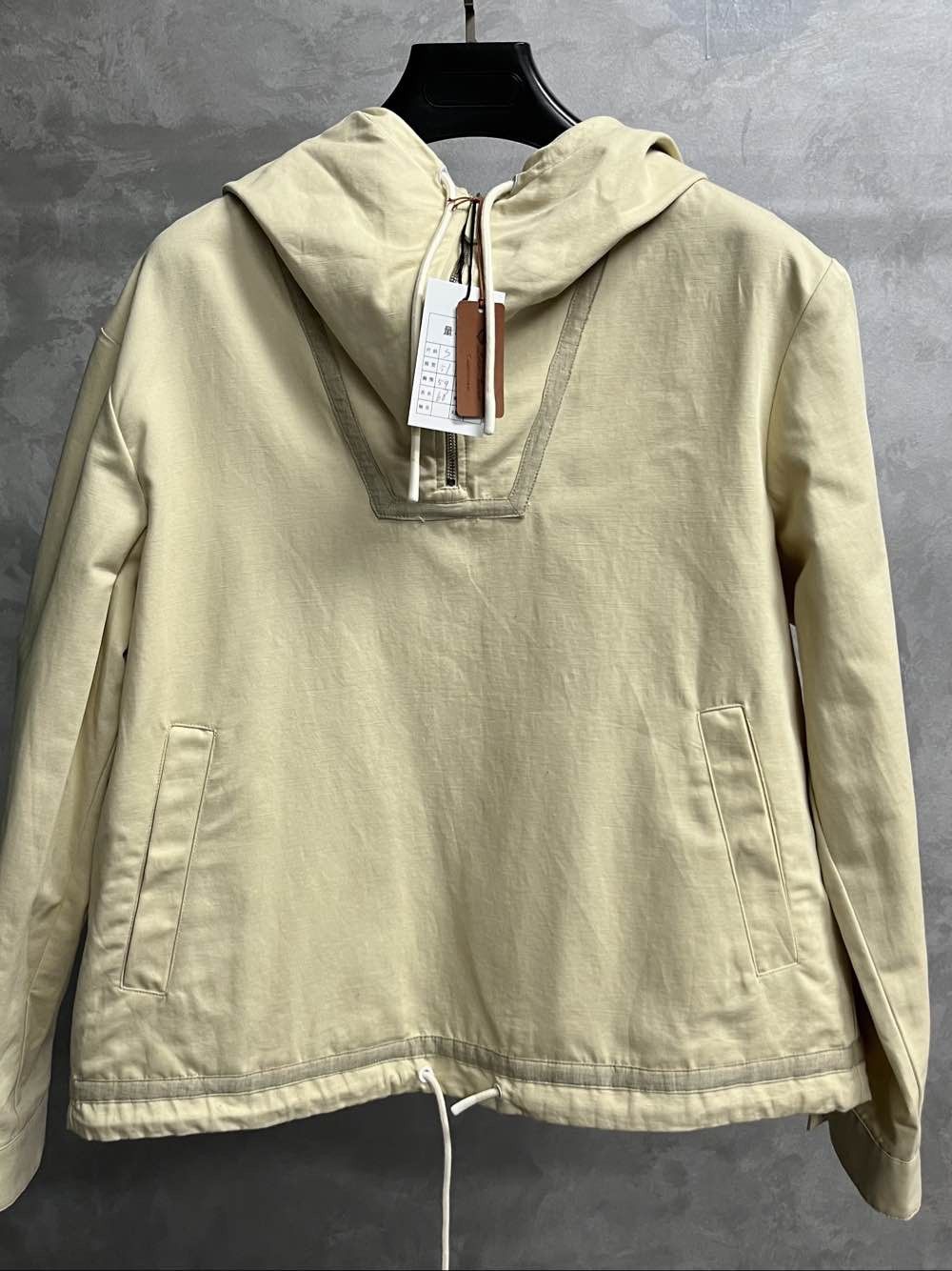 Loro Piana Loro Piana Half Zip Hooded Jacket Size S Size US S / EU 44-46 / 1 - 1 Thumbnail