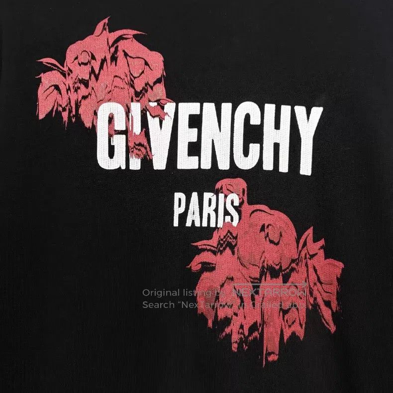 Givenchy Givenchy Rose Classic Printed Logo Sweatshirt Size US S / EU 44-46 / 1 - 4 Thumbnail