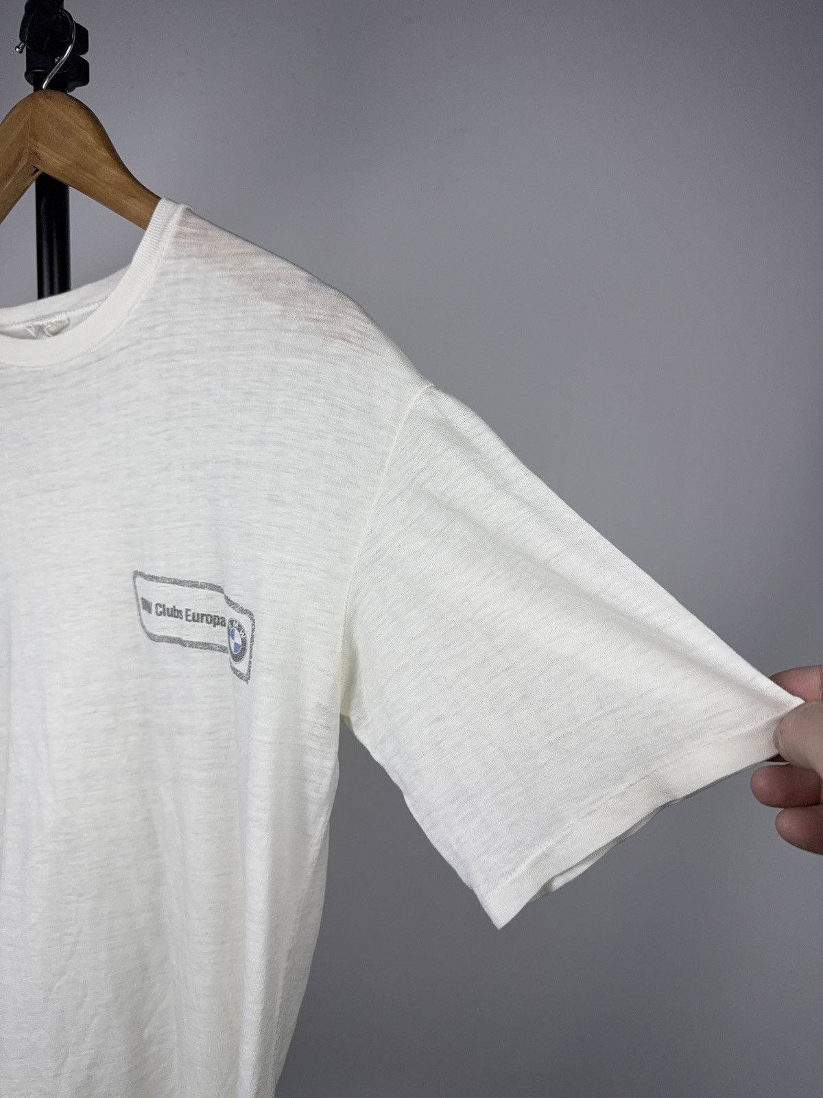 BMW Retro Vintage 80s BMW Clubs Europa Graphic Tee Single Stitch Size US S / EU 44-46 / 1 - 9 Thumbnail