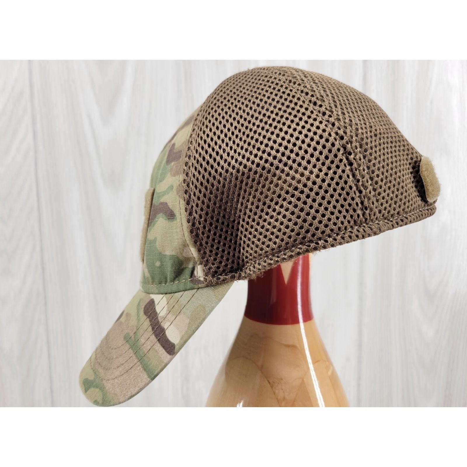 Bally Condor Tactical Camo Patch Adjustable Ball Cap Hat Men Adjustable Multicolor Cotton Twill Baseball Cap Size ONE SIZE - 6 Thumbnail