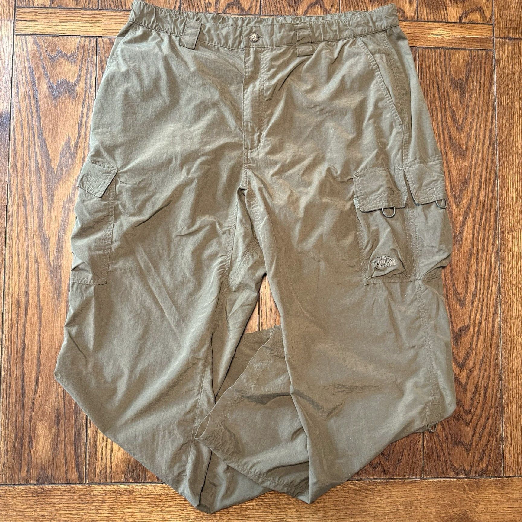The North Face The North Face Pants Men's Size XL Short Cargo Hiking Outdoor Green Nylon Active Size US 36 / EU 52 - 2 Thumbnail