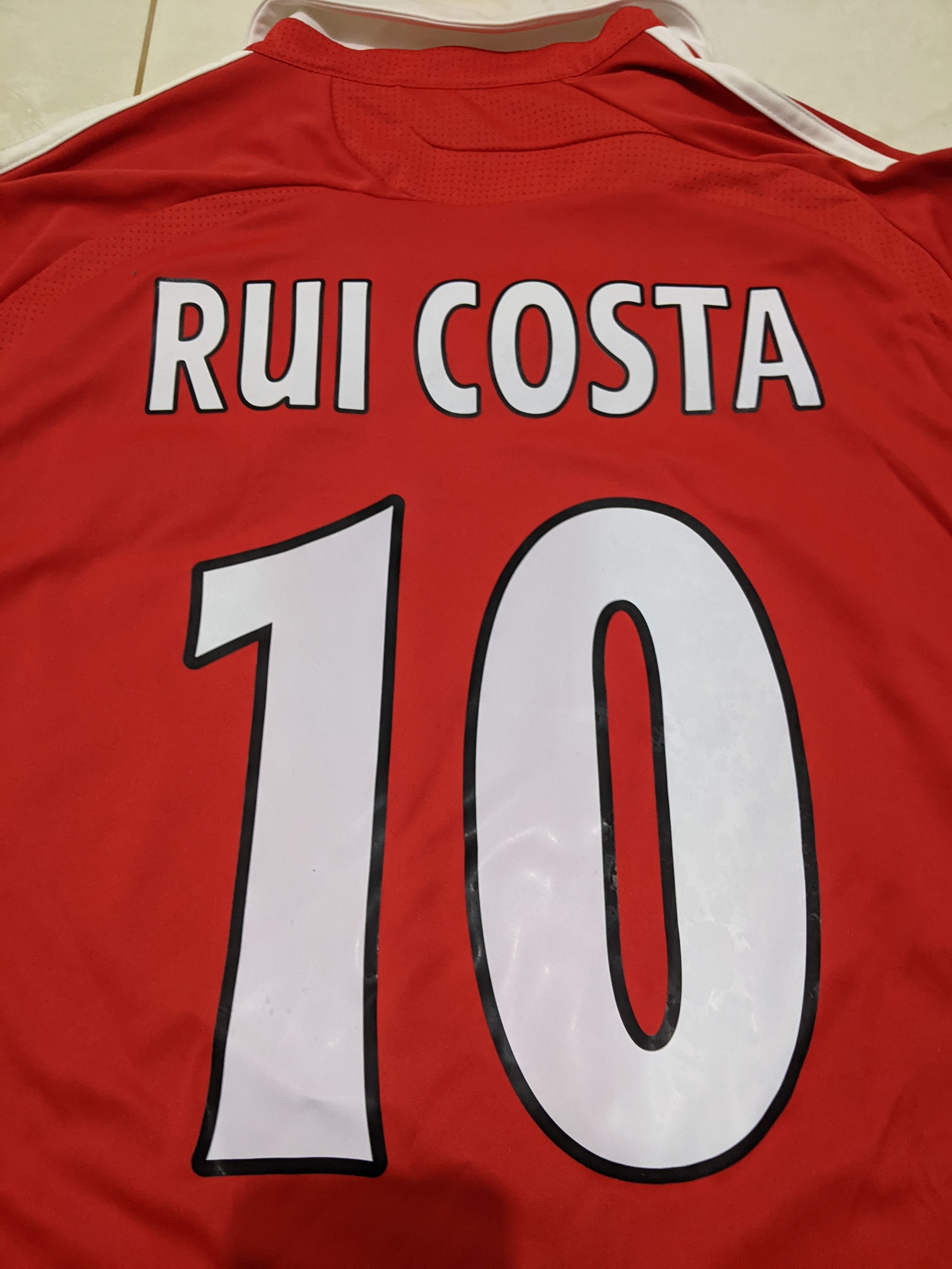 Adidas Benfica home 2007 UCL RUI COSTA Jersey football shirt Size US L / EU 52-54 / 3 - 3 Thumbnail