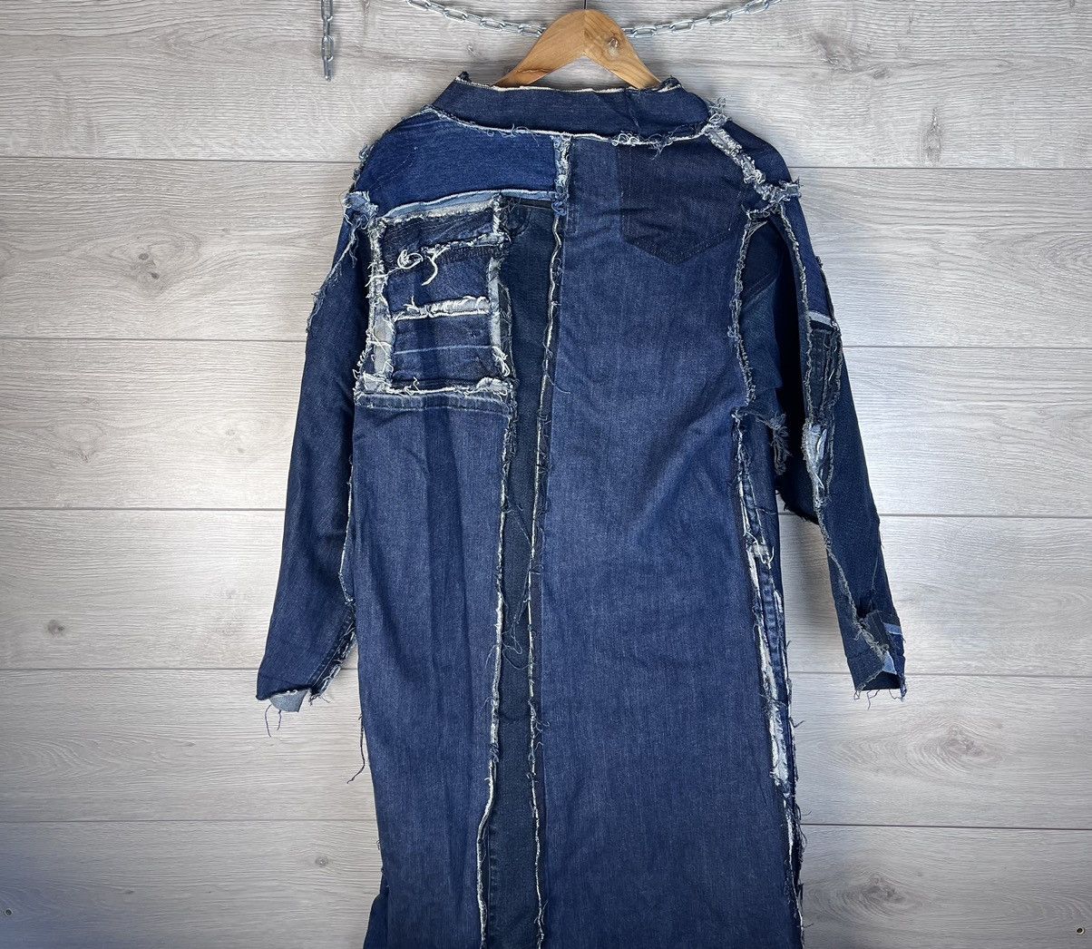 Other Homemade denim women's raincoat vintage size L y2k street Size L / US 10 / IT 46 - 6 Thumbnail