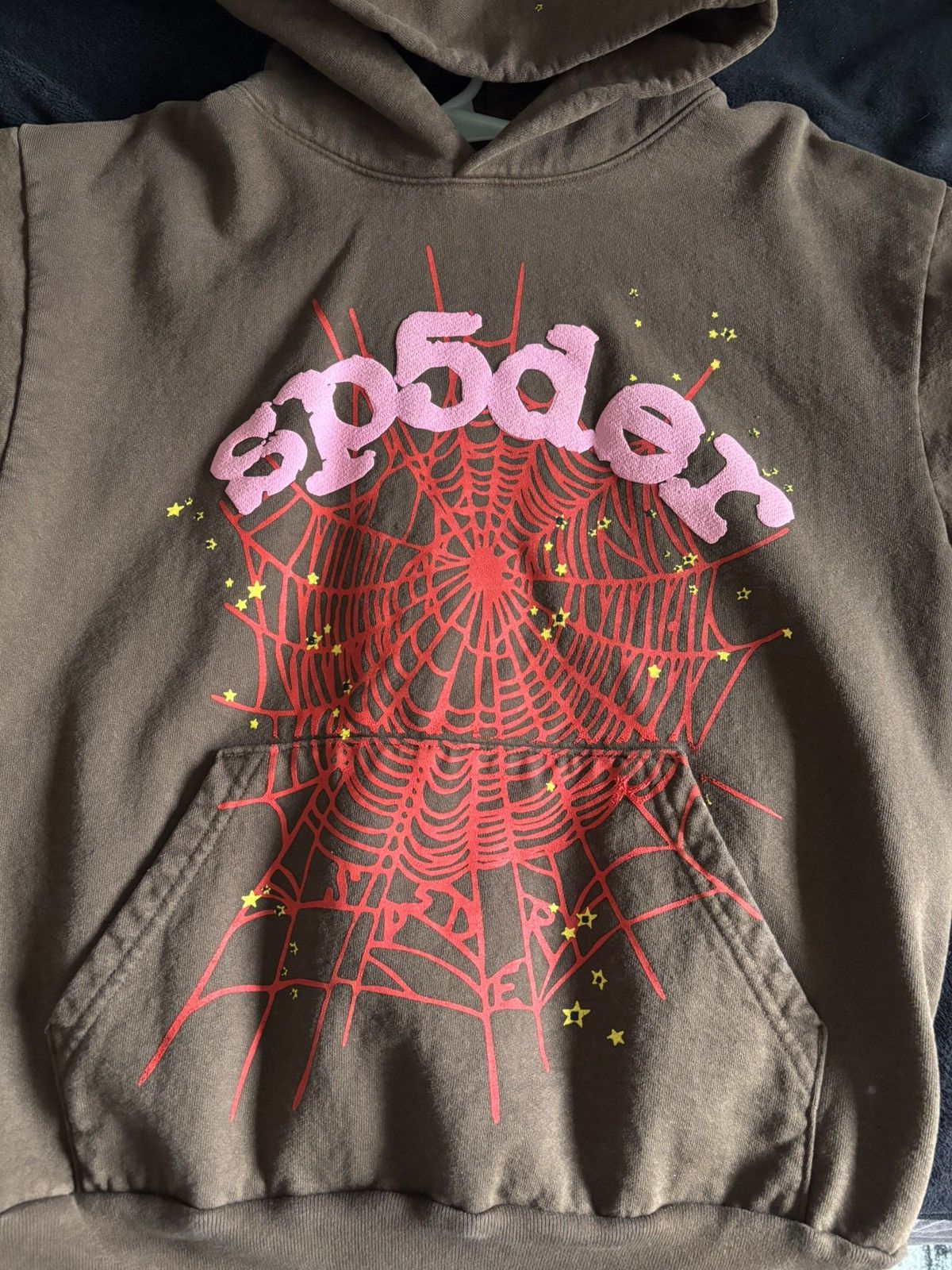 Sp5der Sp5der Web Hoodie ‘Brown’ Size US M / EU 48-50 / 2 - 2 Thumbnail