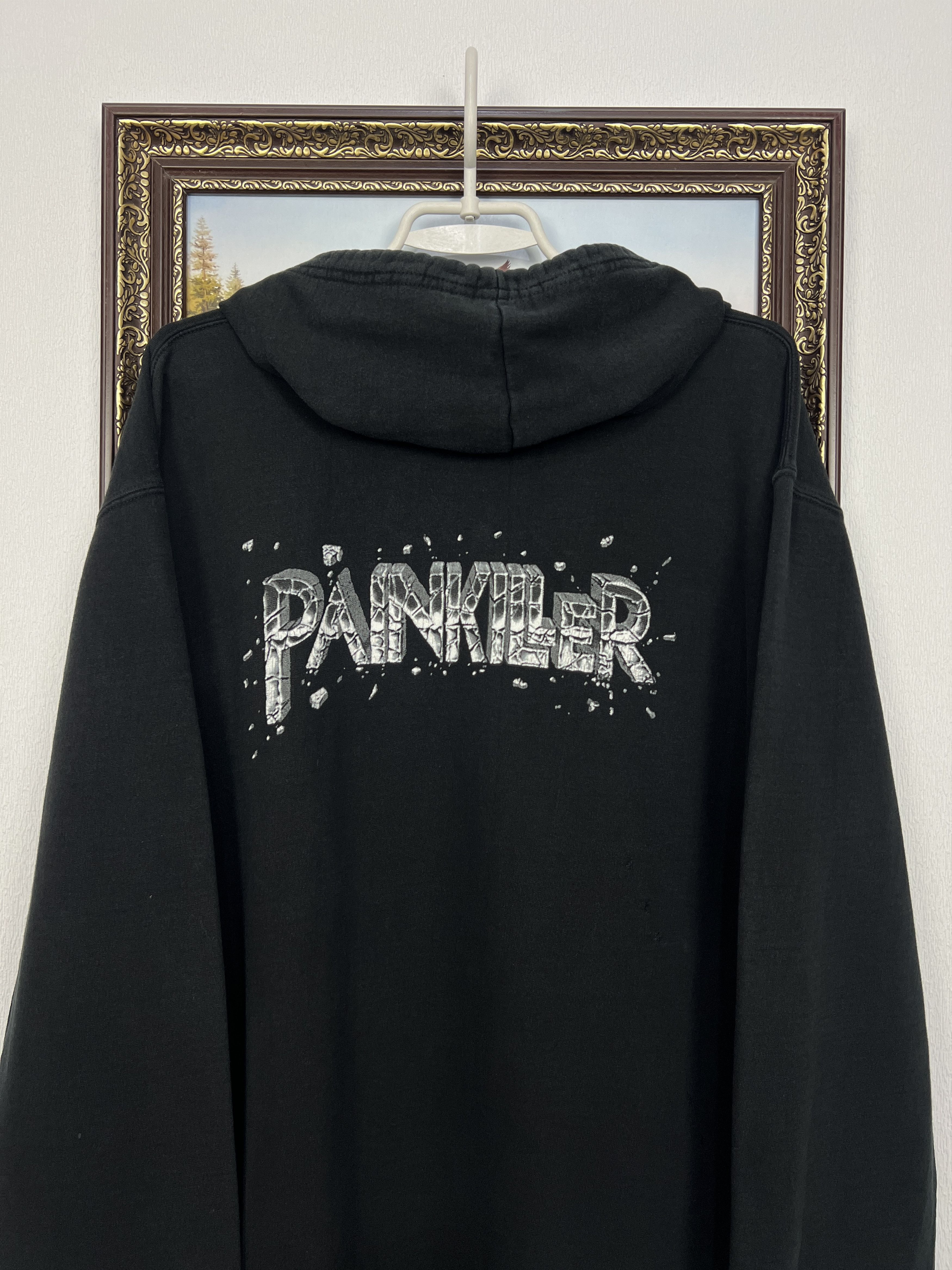 Vintage Vintage Judas Priest Over Print Band Black Hoodie Jacket Size US L / EU 52-54 / 3 - 9 Thumbnail