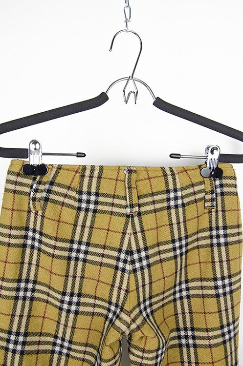 Dolce & Gabbana D&G Plaid Wool-Blend Trousers Camel Check - Size 26/30 Size 26" / US 2 / IT 38 - 9 Thumbnail