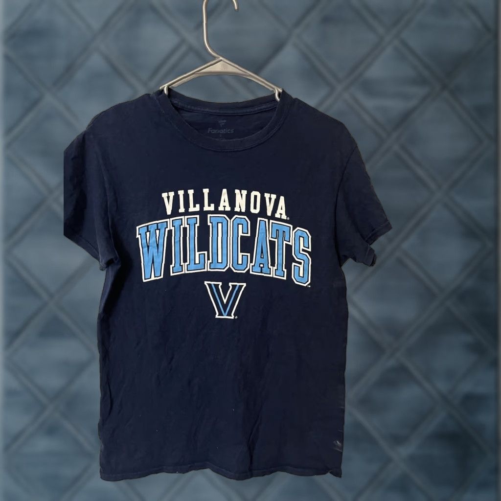 Vintage Villanova Wildcats Fanatics Short Sleeve T-Shirt Adult Small Blue Crew Neck Unisex Adults S Mens Womens Boys Girls Size US S / EU 44-46 / 1 - 1 Thumbnail