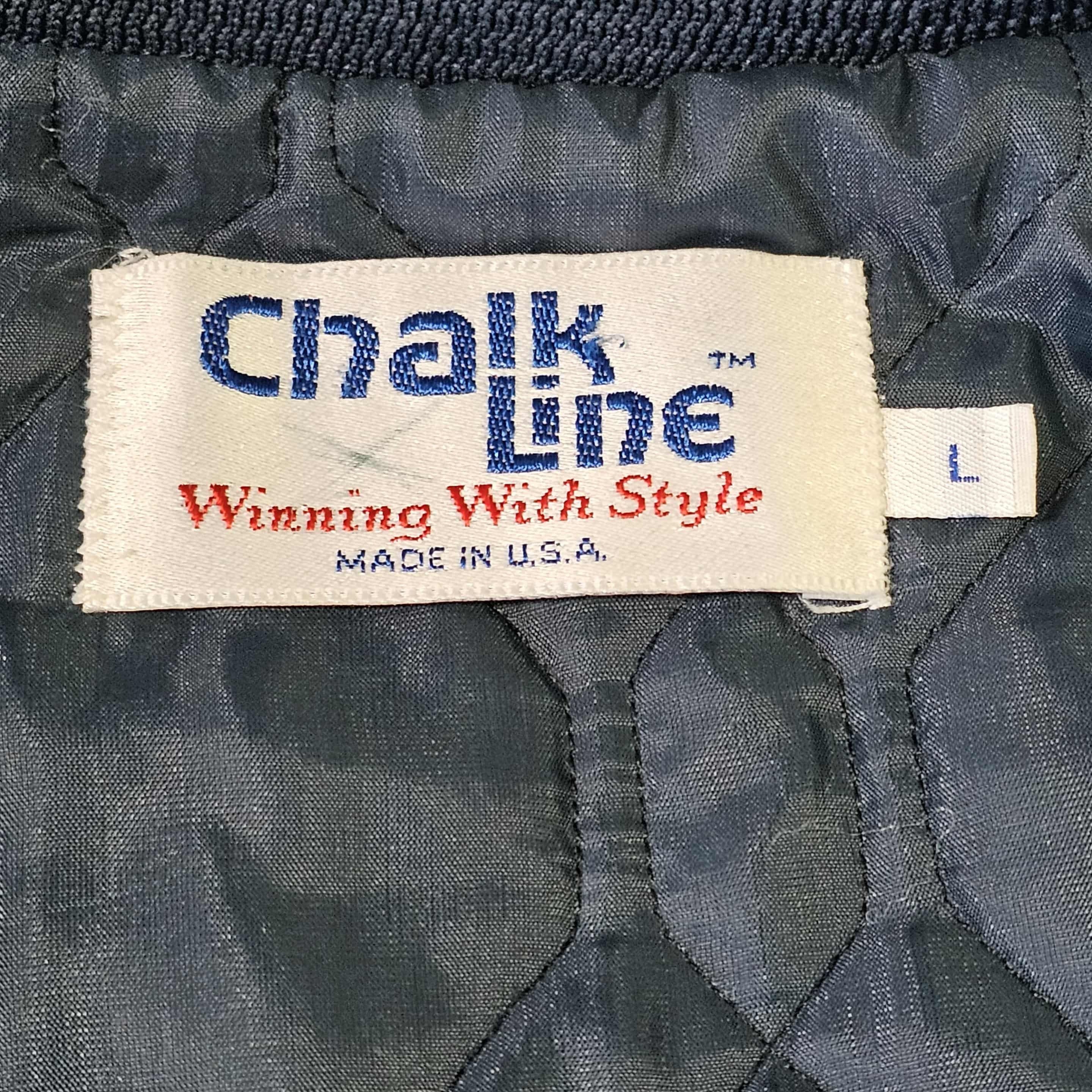 Chalk Line San Diego Chargers Vintage 80s Satin Bomber Jacket Size US L / EU 52-54 / 3 - 5 Thumbnail