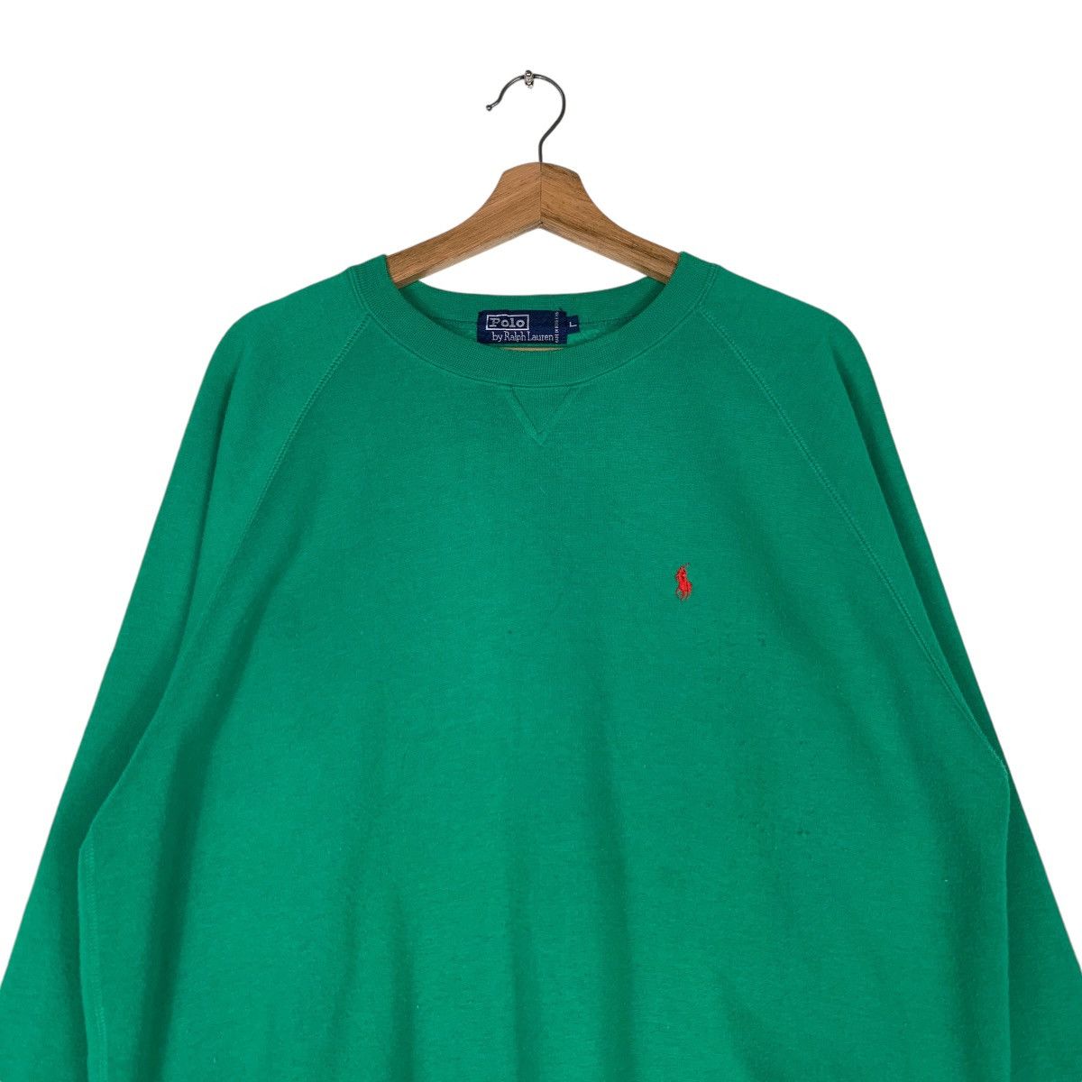 Polo Ralph Lauren Polo Ralph Lauren Small Pony Logo Green Sweatshirt #1340-C60 Size US L / EU 52-54 / 3 - 2 Thumbnail