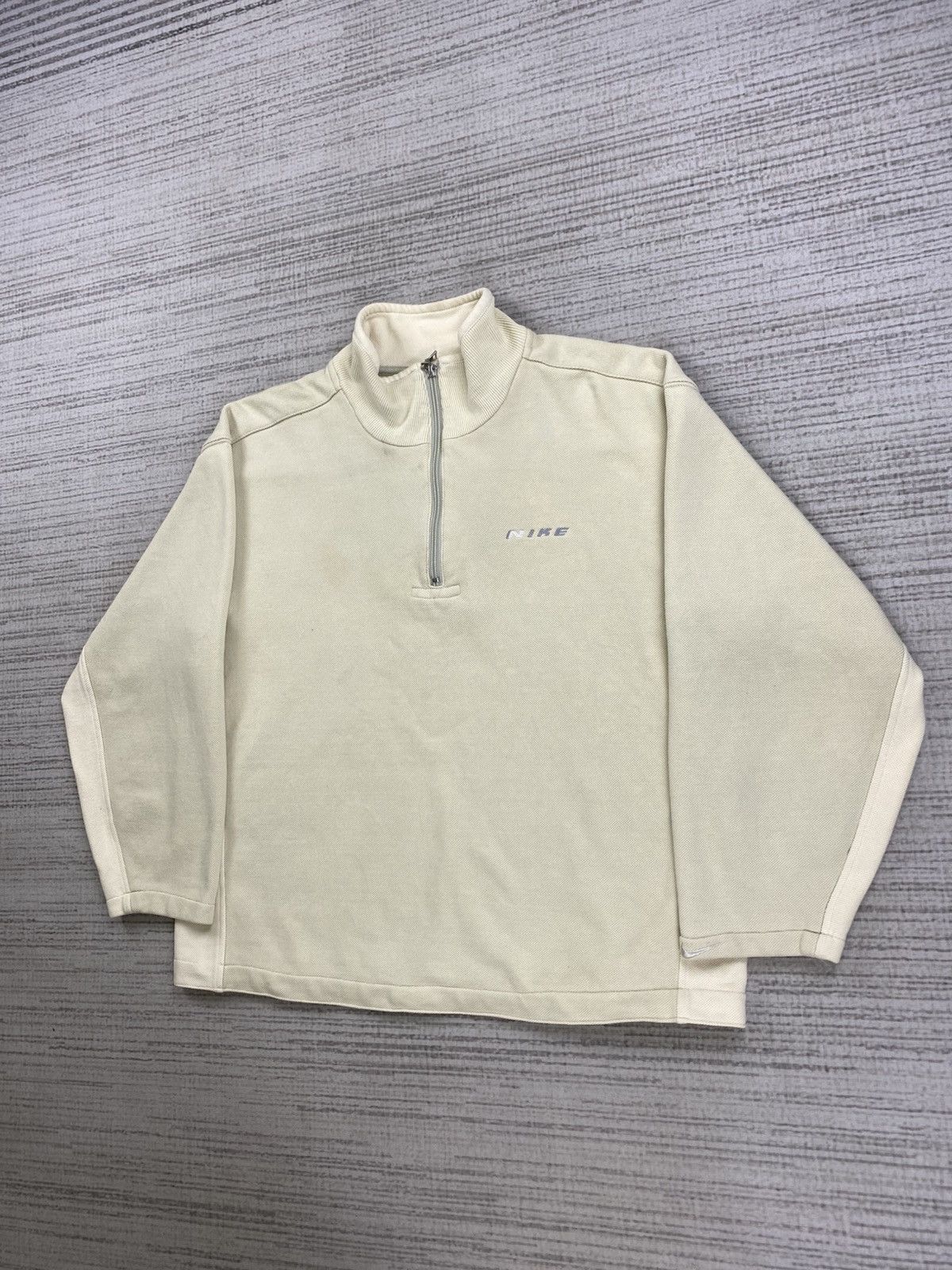 Nike Vintage 90s Nike Embroidery Spellout Half Zipper Sweatshirt Size US M / EU 48-50 / 2 - 4 Thumbnail