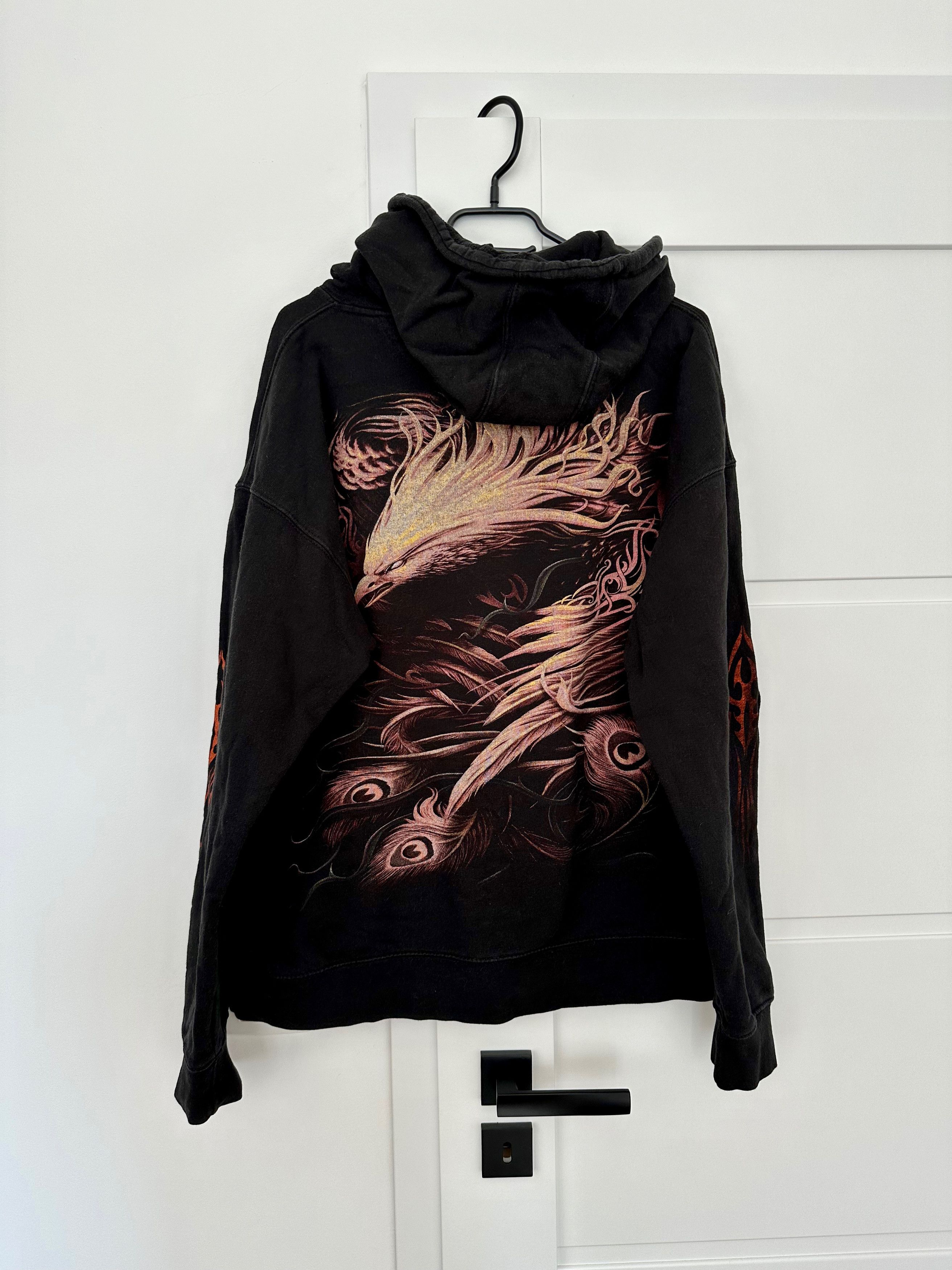 Vintage SPIRIAL the Eagle faded black hoodie streetwear Size US XXL / EU 58 / 5 - 4 Thumbnail