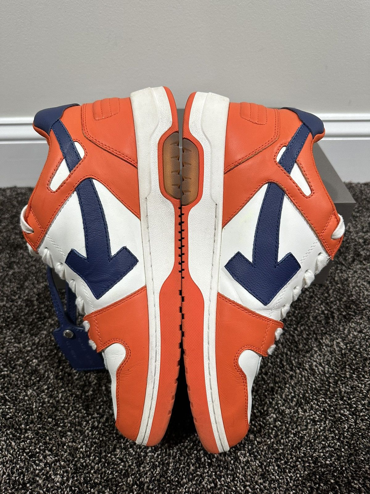 Off-White Off-White Virgil Abloh OOO Out Of Office Orange/Blue Sneaker Size US 12 / EU 45 - 7 Thumbnail