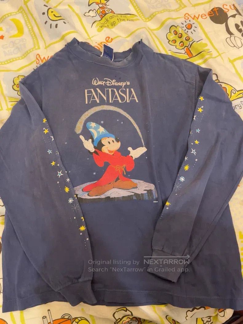 Saint Michael Saint Michael Mickey Fantasia Joint Long Sleeve T-Shirt Size US XL / EU 56 / 4 - 1 Thumbnail