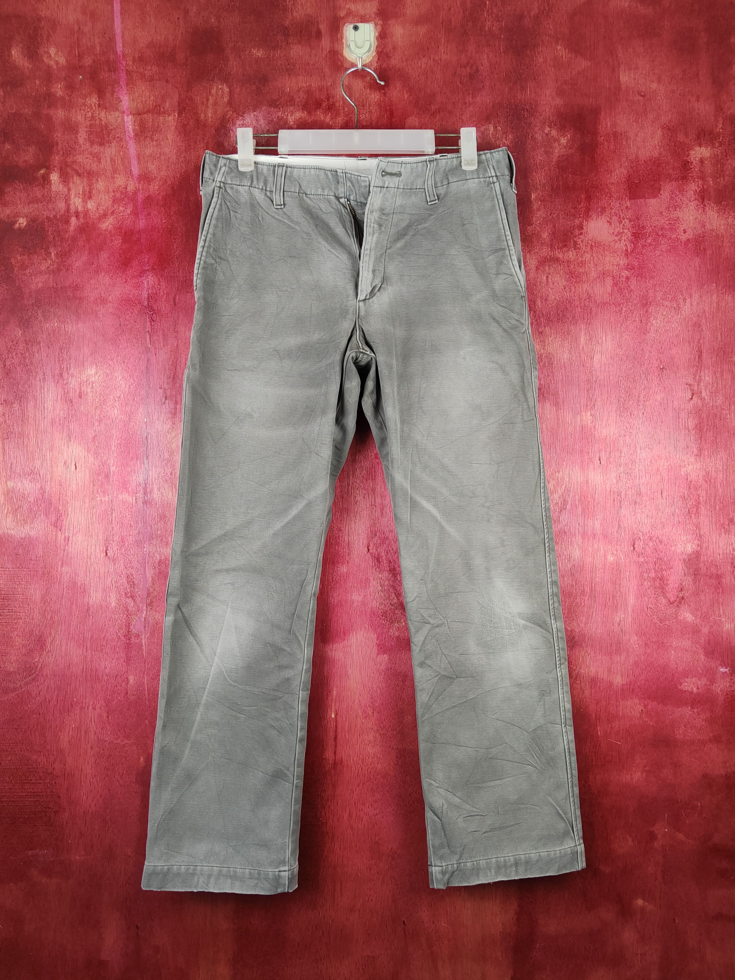 Japanese Brand × Uniqlo Uniqlo Gray faded vintage Casual Pants #S1543 Size US 28 / EU 44 - 1 Thumbnail