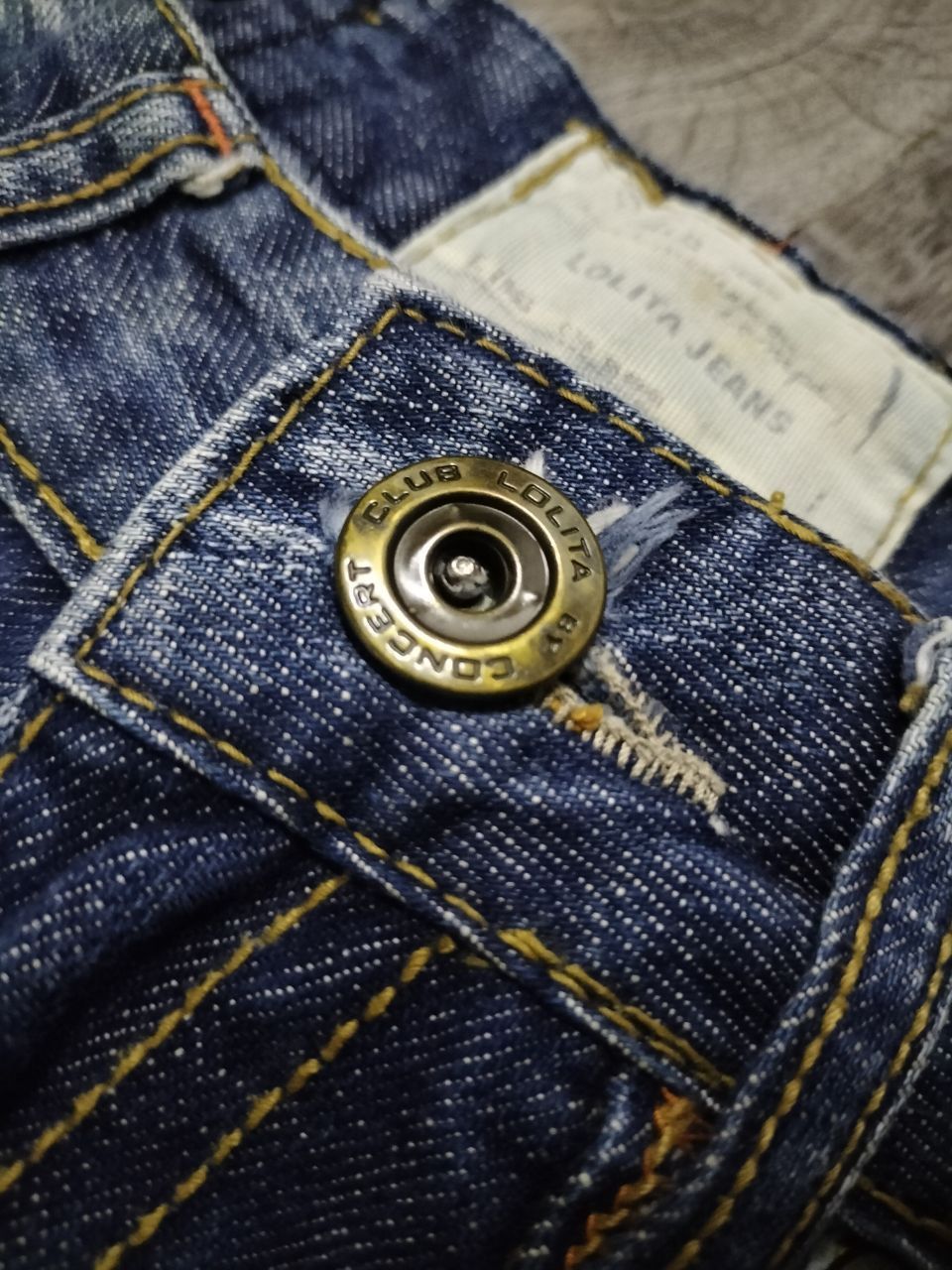 14th Addiction FLARE lolita jean stone wash distressed style japanese brand Size 31" - 7 Thumbnail
