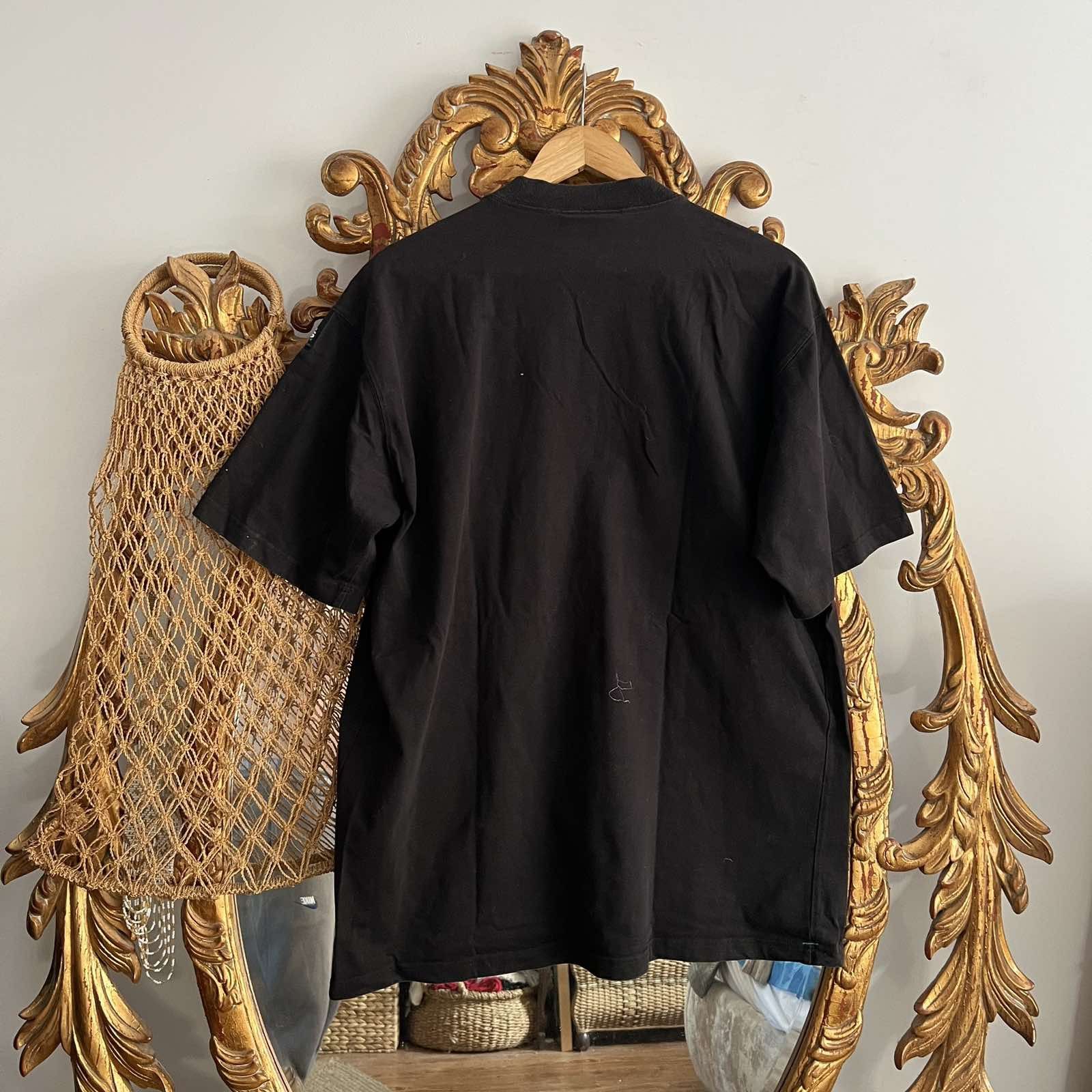 Adidas × Vintage Vintage Adidas Equipment Black T-shirt Big Logo Y2K Sz XL Size US XL / EU 56 / 4 - 2 Thumbnail