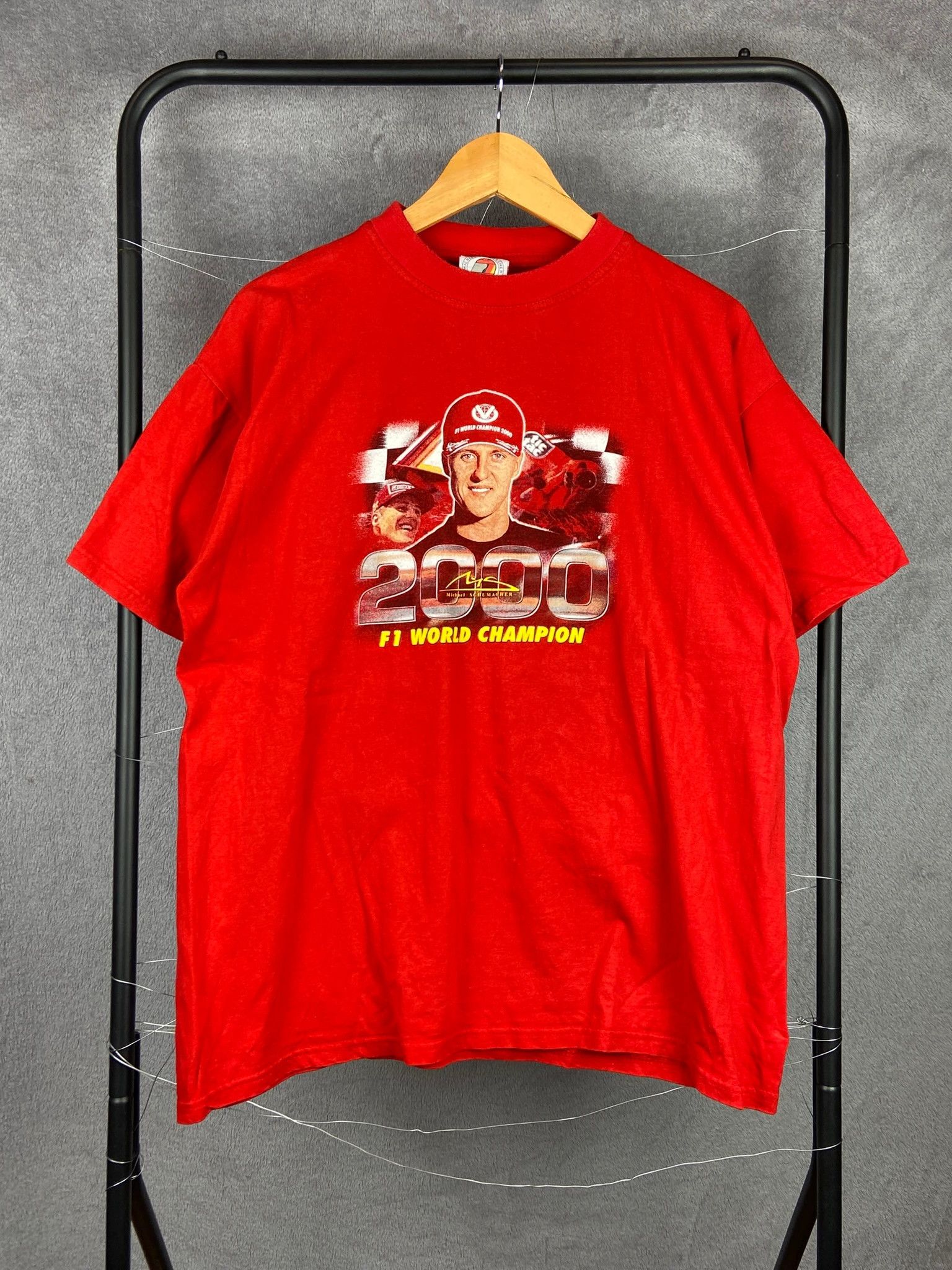 Other Michael Schumacher tee F1 racing Ferrari motorsport vintage Size US L / EU 52-54 / 3 - 1 Thumbnail