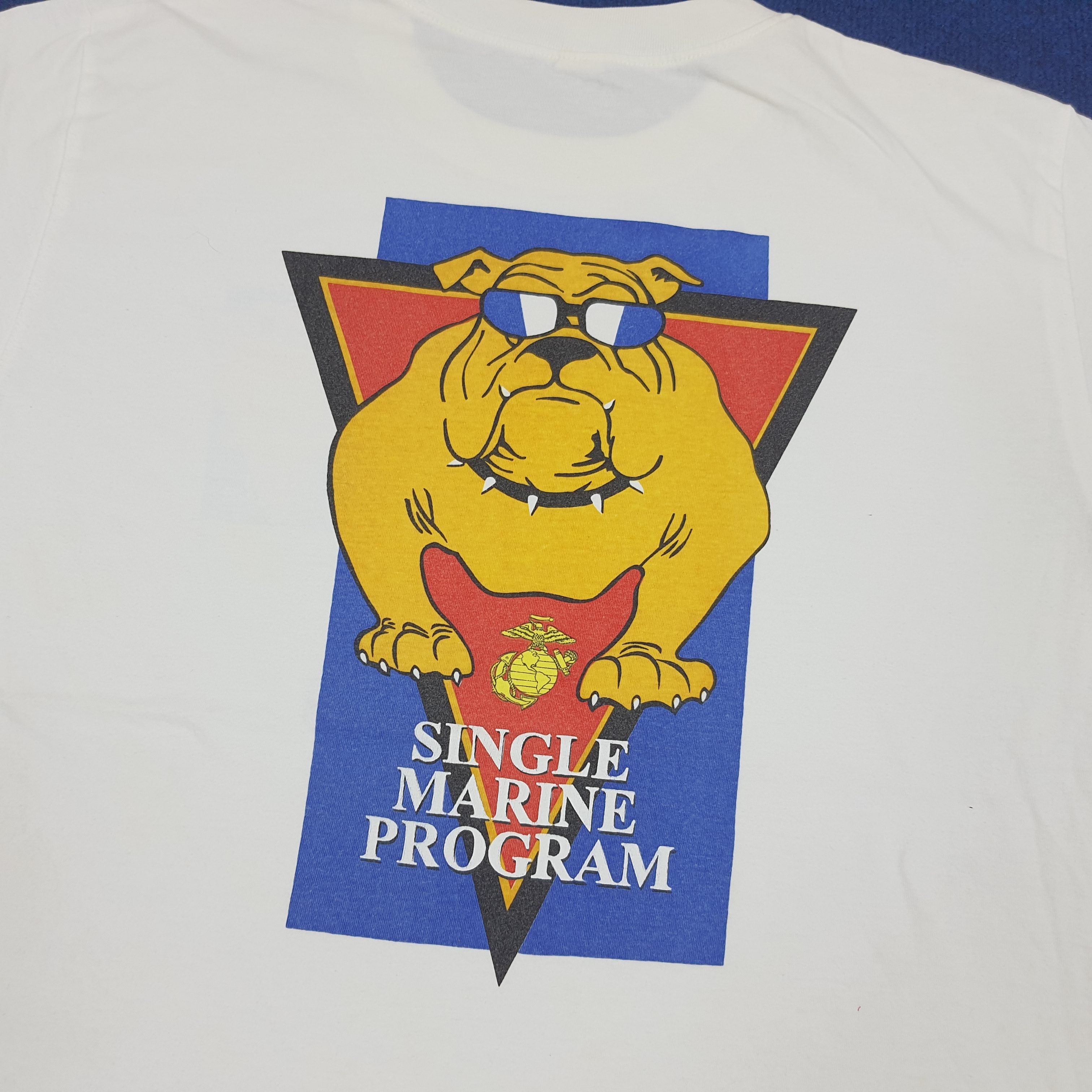 Vintage Vintage SMP Single Marine Program America Tshirt Size US XL / EU 56 / 4 - 2 Thumbnail