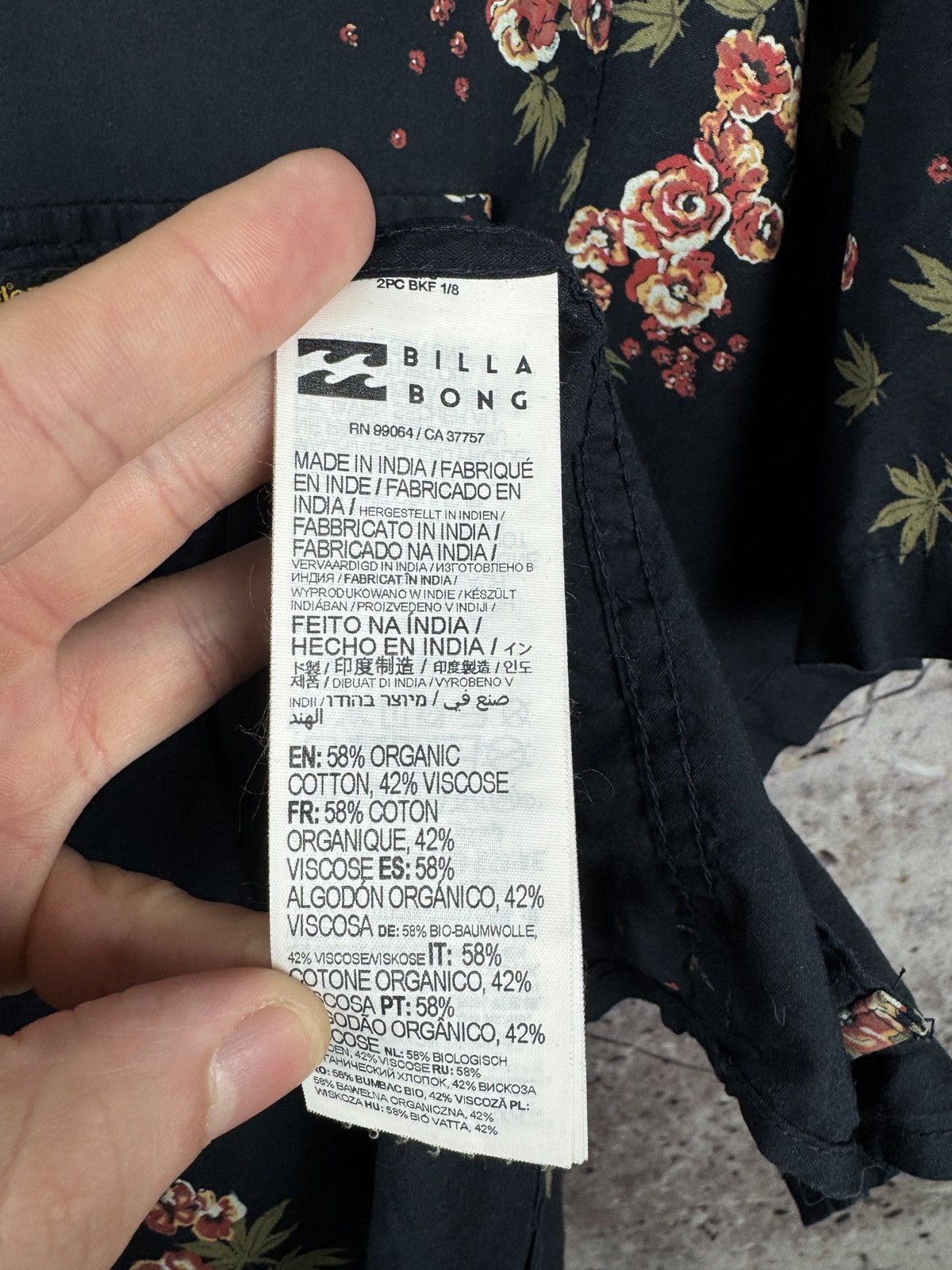 Other × Wrangler Men’s Billabong Wrangler Shirt Button Up Streetwear Size M Size US M / EU 48-50 / 2 - 7 Thumbnail