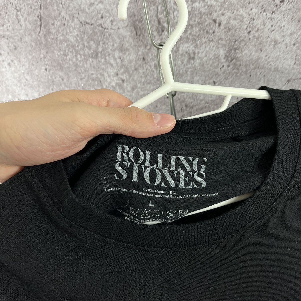 Band Tees × The Rolling Stones The Rolling Stones Rock T-Shirt Big Logo Black Size L Size US L / EU 52-54 / 3 - 6 Thumbnail