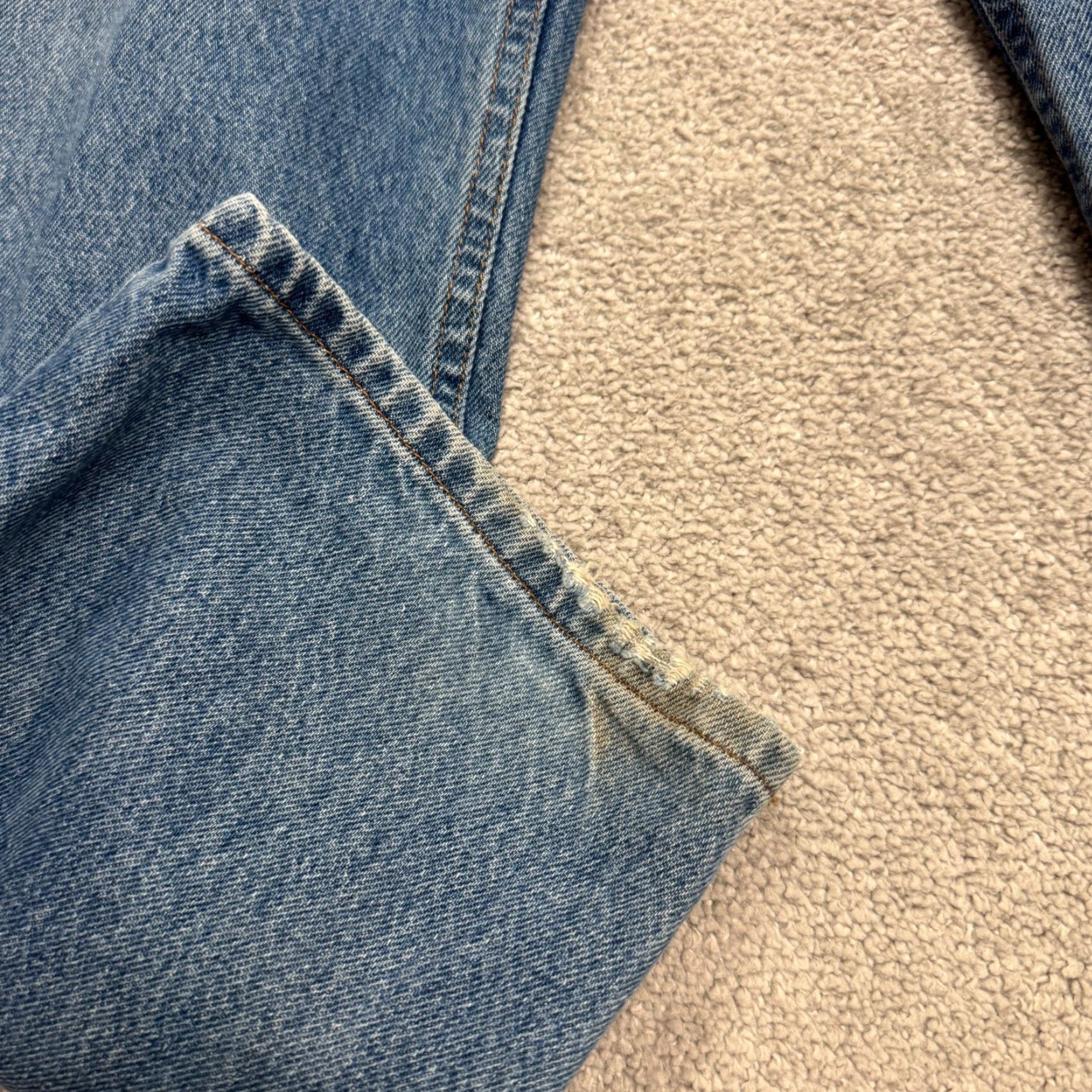 Vintage L.L. Bean Jeans Mens 40x32 Blue Denim Classic Straight 100% Cotton Casual Size US 40 / EU 56 - 7 Thumbnail