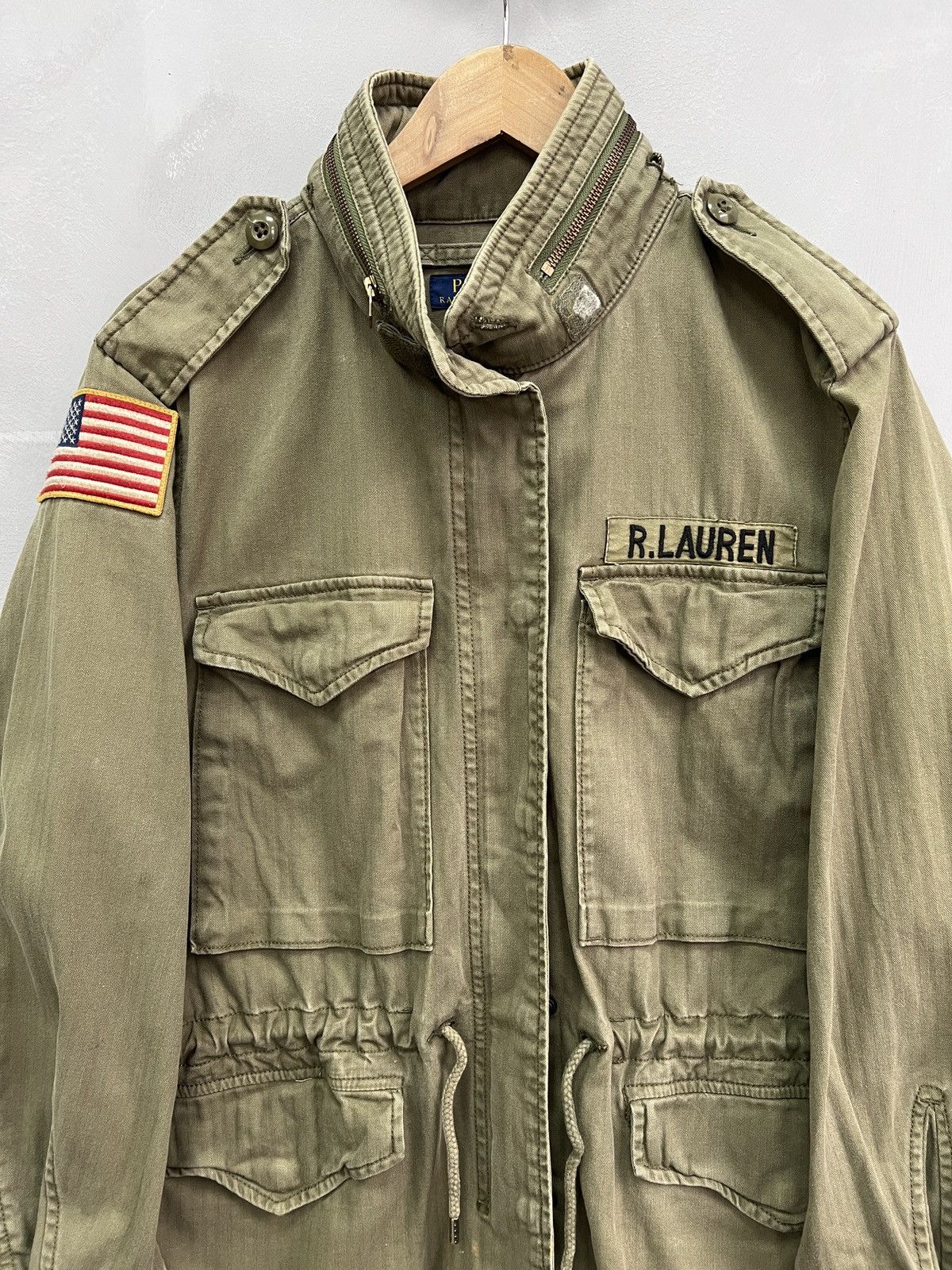 Polo Ralph Lauren Vintage 90's Polo Ralph Lauren Combat Military Field Jacket Size US S / EU 44-46 / 1 - 2 Thumbnail