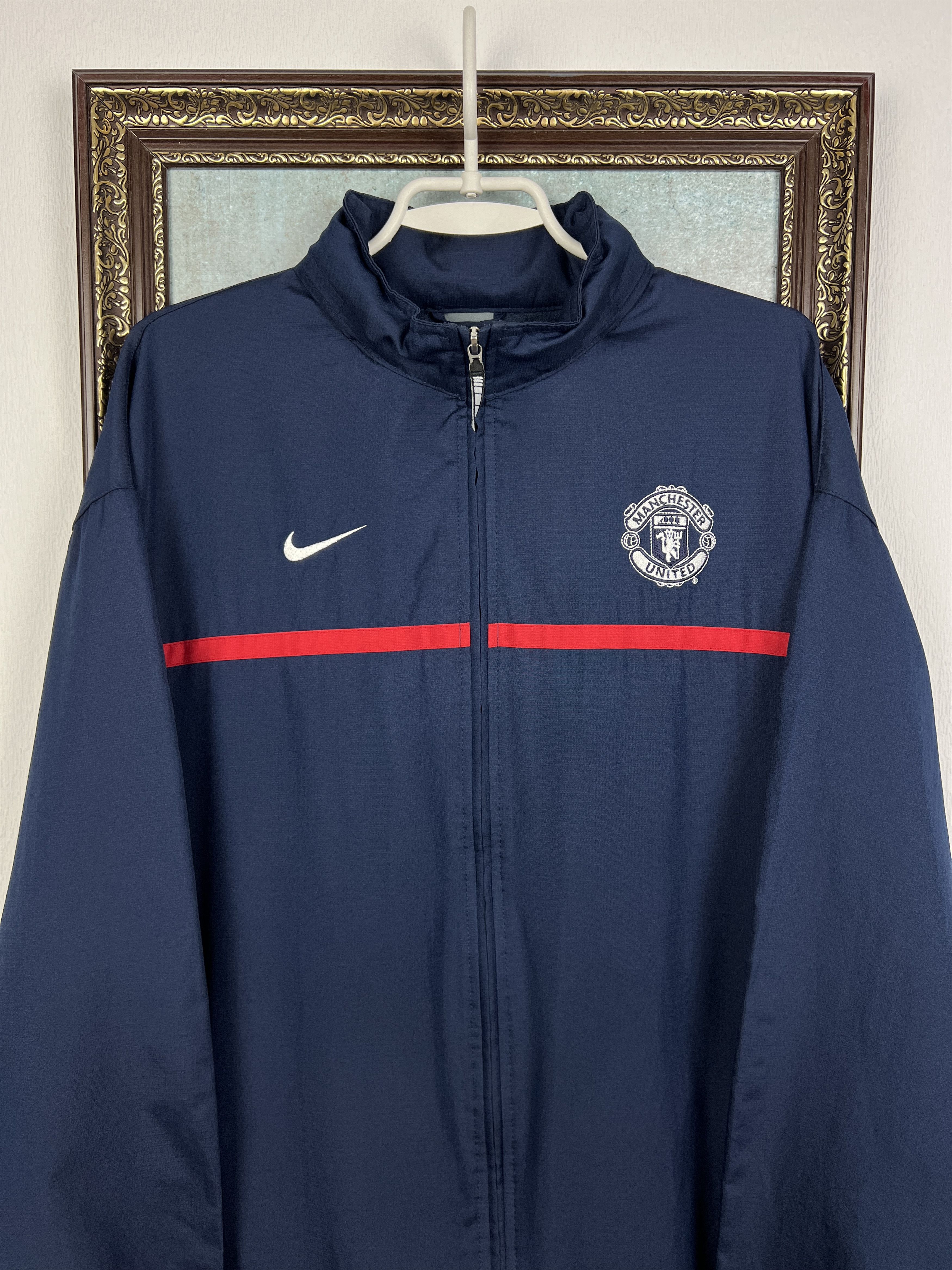 Nike Manchester United Football Jacket Soccer Track Top Hooded Size US XL / EU 56 / 4 - 2 Thumbnail