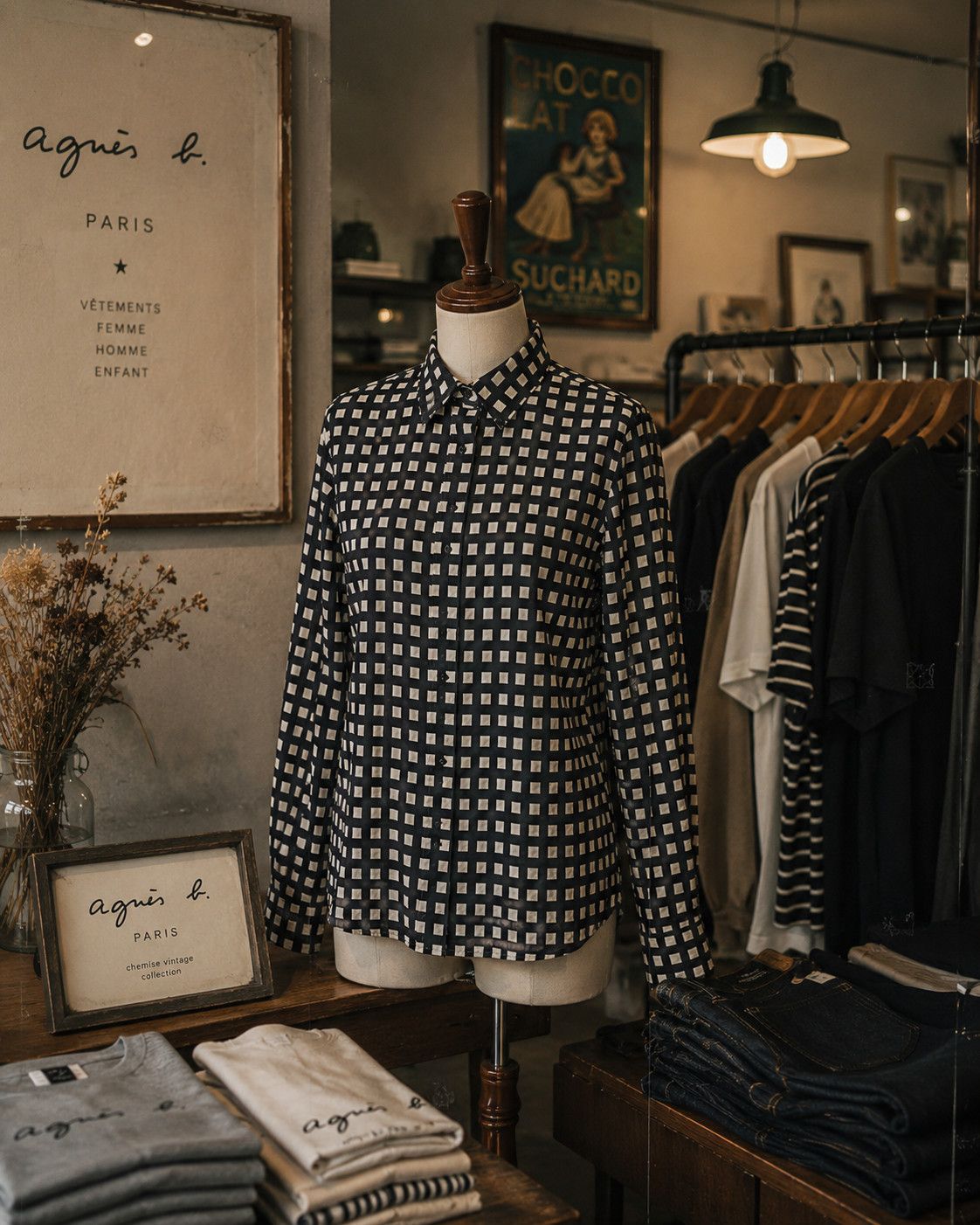 agnes b. Vintage Y2K Agnes B Homme Paris Long Sleeve Shirt Size M / US 6-8 / IT 42-44 - 2 Thumbnail