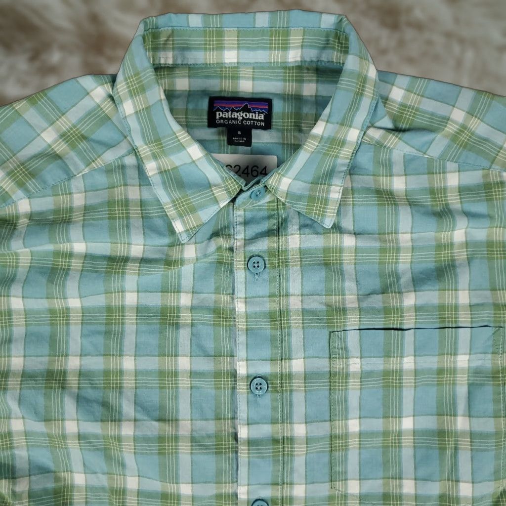 Patagonia Patagonia Shirt Mens Small Blue Plaid Button-Up Short Sleeve Casual Button-Down Size US S / EU 44-46 / 1 - 1 Thumbnail