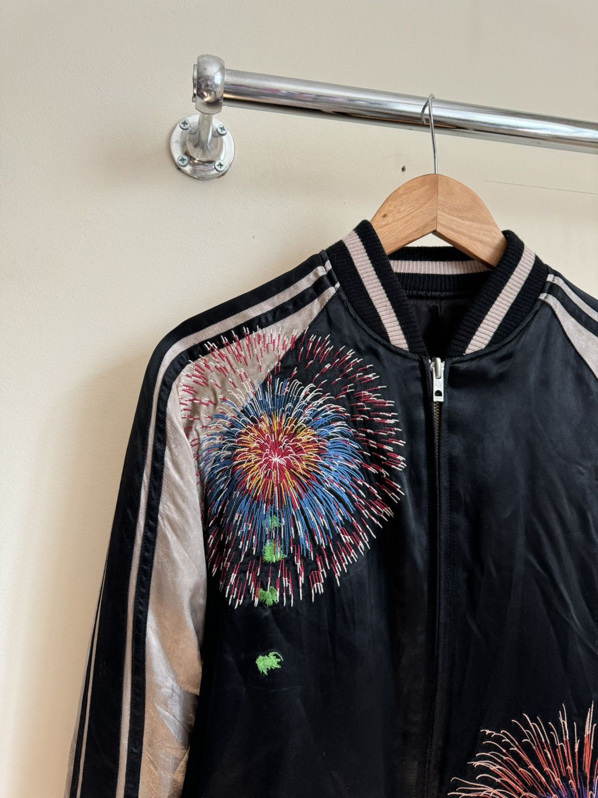 Vintage Japanese Classic Script Fireworks Jacket Size US M / EU 48-50 / 2 - 3 Thumbnail