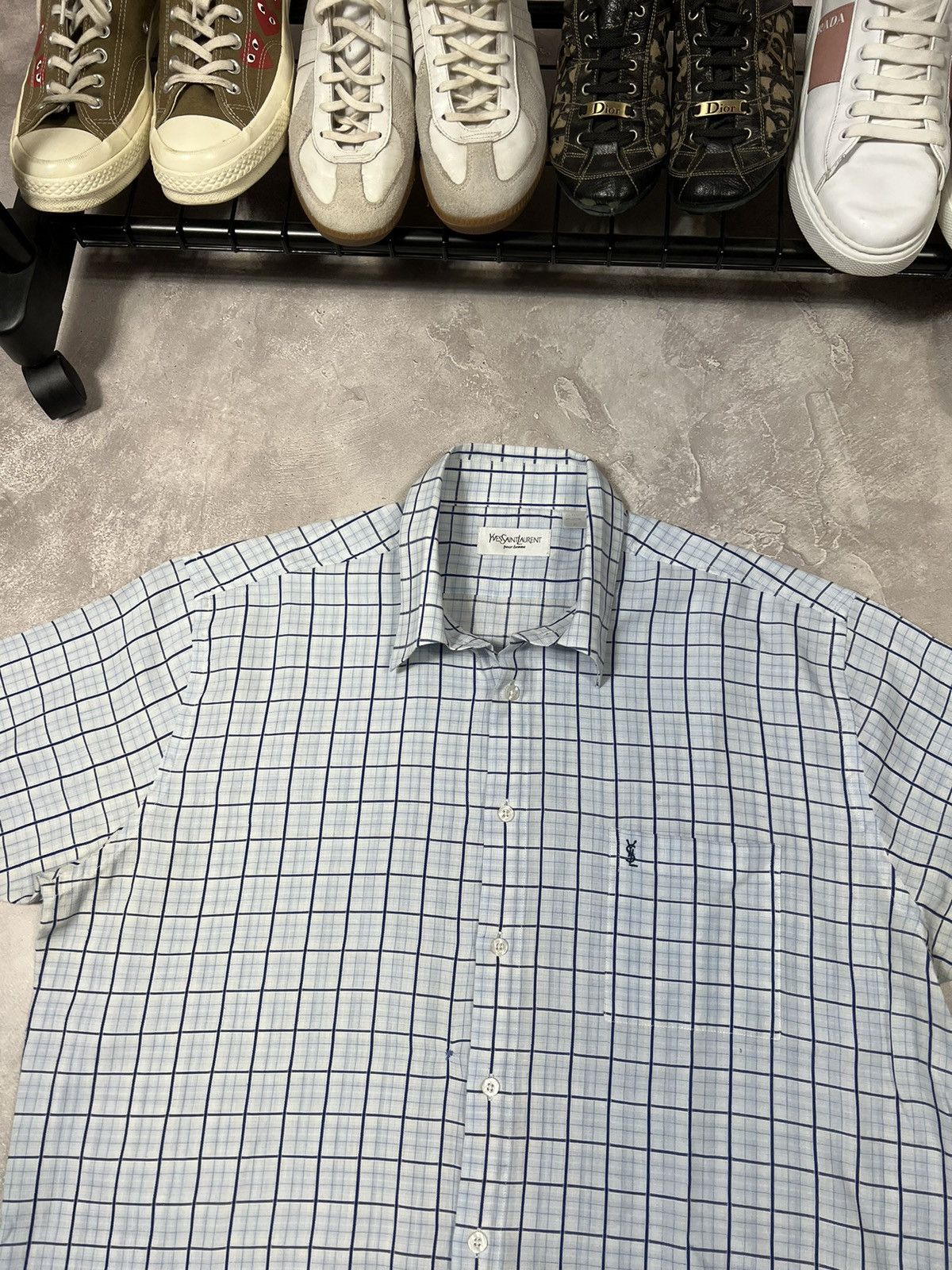 Yves Saint Laurent Vintage YSL y2k Shirt Size US XL / EU 56 / 4 - 3 Thumbnail