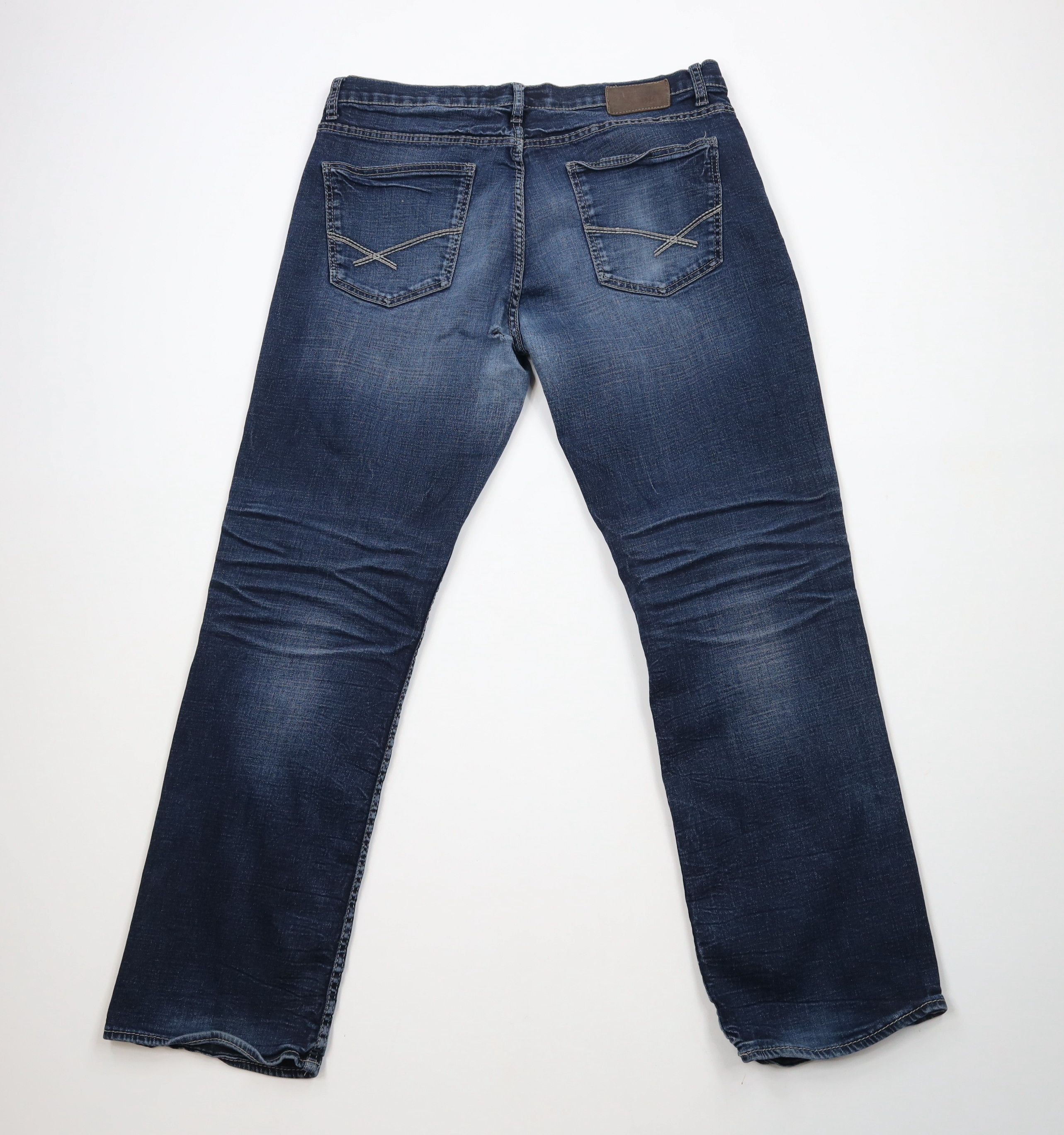Vintage Buckle BKE Thick Stitch Tyler Straight Leg Jeans AS IS Size US 36 / EU 52 - 12 Thumbnail