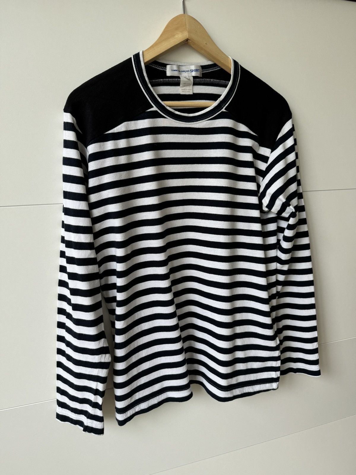 Comme des Garcons SHIRT [L] Striped Longsleeve Shirt (FW12) Size US L / EU 52-54 / 3 - 5 Thumbnail