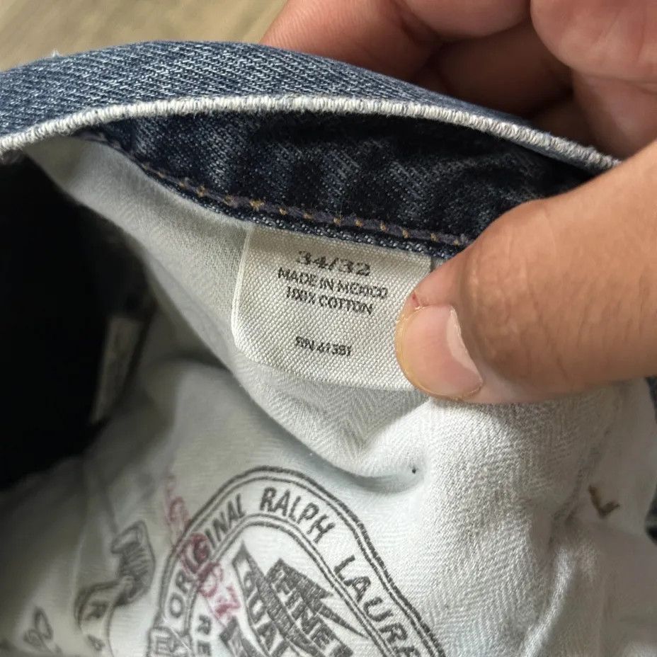 Polo Ralph Lauren Vintage Polo Ralph Lauren PRL Denim Goods Straight Jeans Size US 34 / EU 50 - 6 Thumbnail