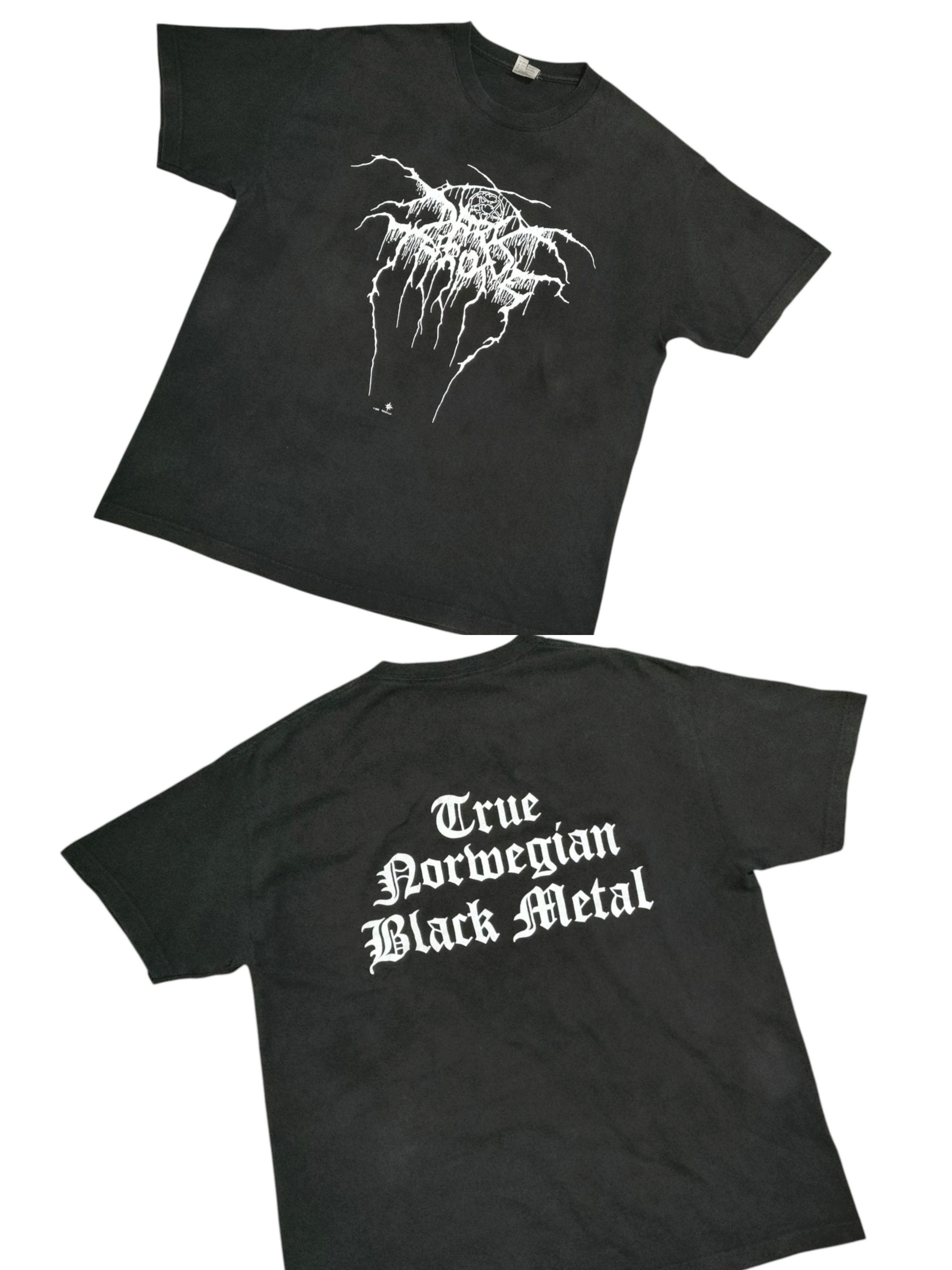 Band Tees ©2006 DARKTHRONE "True Norwegian Black Metal" Vintage Tee Size US XL / EU 56 / 4 - 1 Thumbnail