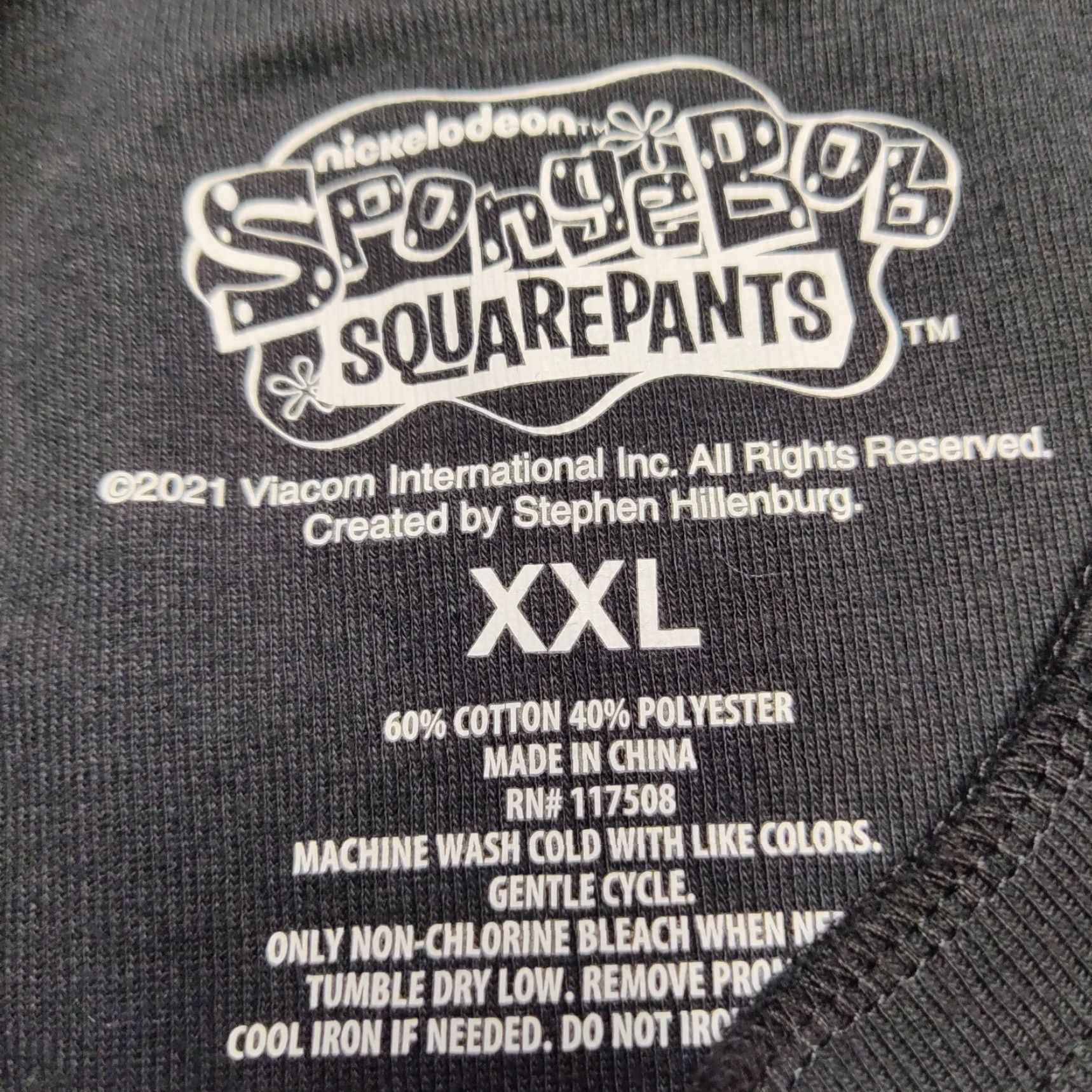 Vintage VINTAGE SpongeBob SquarePants & Patrick Star Juniors 2XL Black Henley Shirt NEW Size XXL / US 16-18 / IT 52-54 - 4 Thumbnail