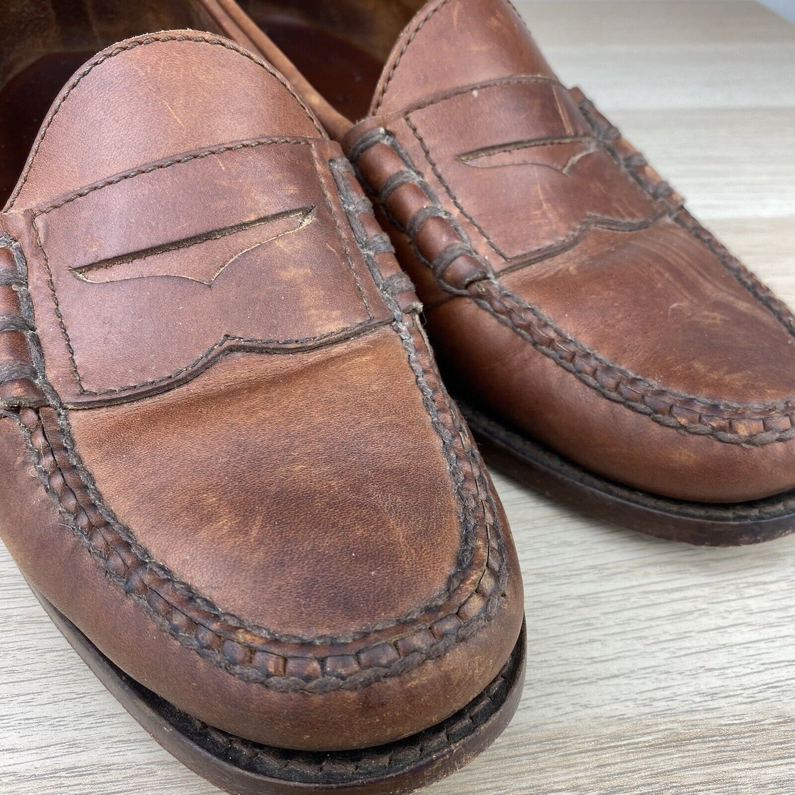 Polo Ralph Lauren Polo Ralph Lauren Leather Loafers Vintage Size 11.5D Used Size US 11.5 / EU 44-45 - 14 Thumbnail