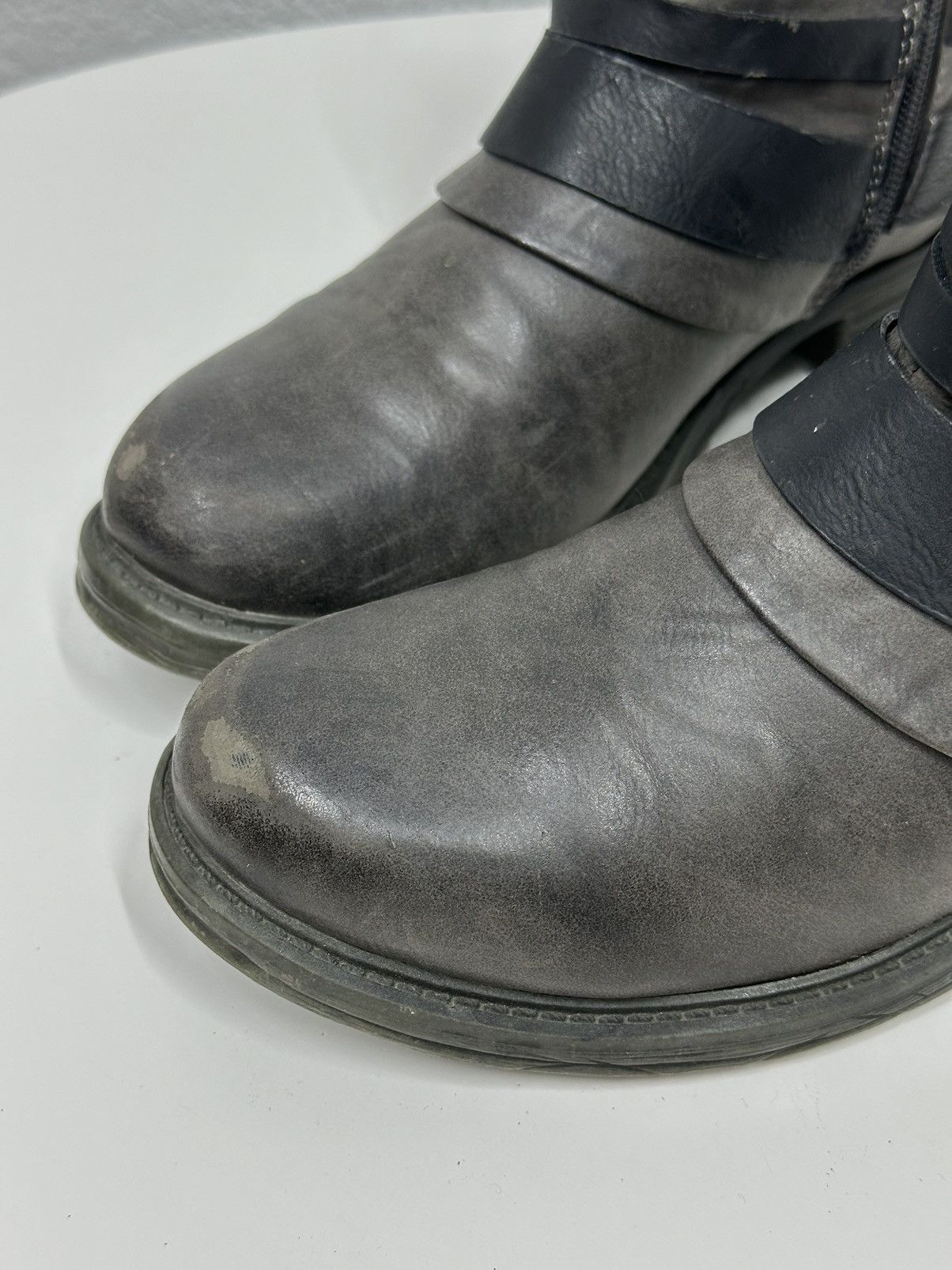 If Six Was Nine Vintage Hysteric Glamour Leather Boots AS 98 Rick Owens Size US 8 / IT 38 - 9 Thumbnail