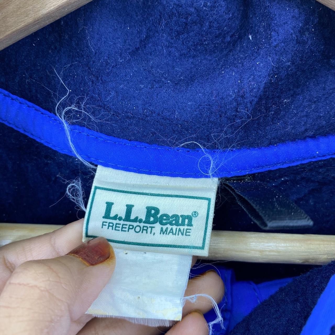 L.L. Bean Vtg 90’ L.L BEAN FREEPORT MAINE Blue Sherpa Fleece Jacket Size US XXL / EU 58 / 5 - 4 Thumbnail