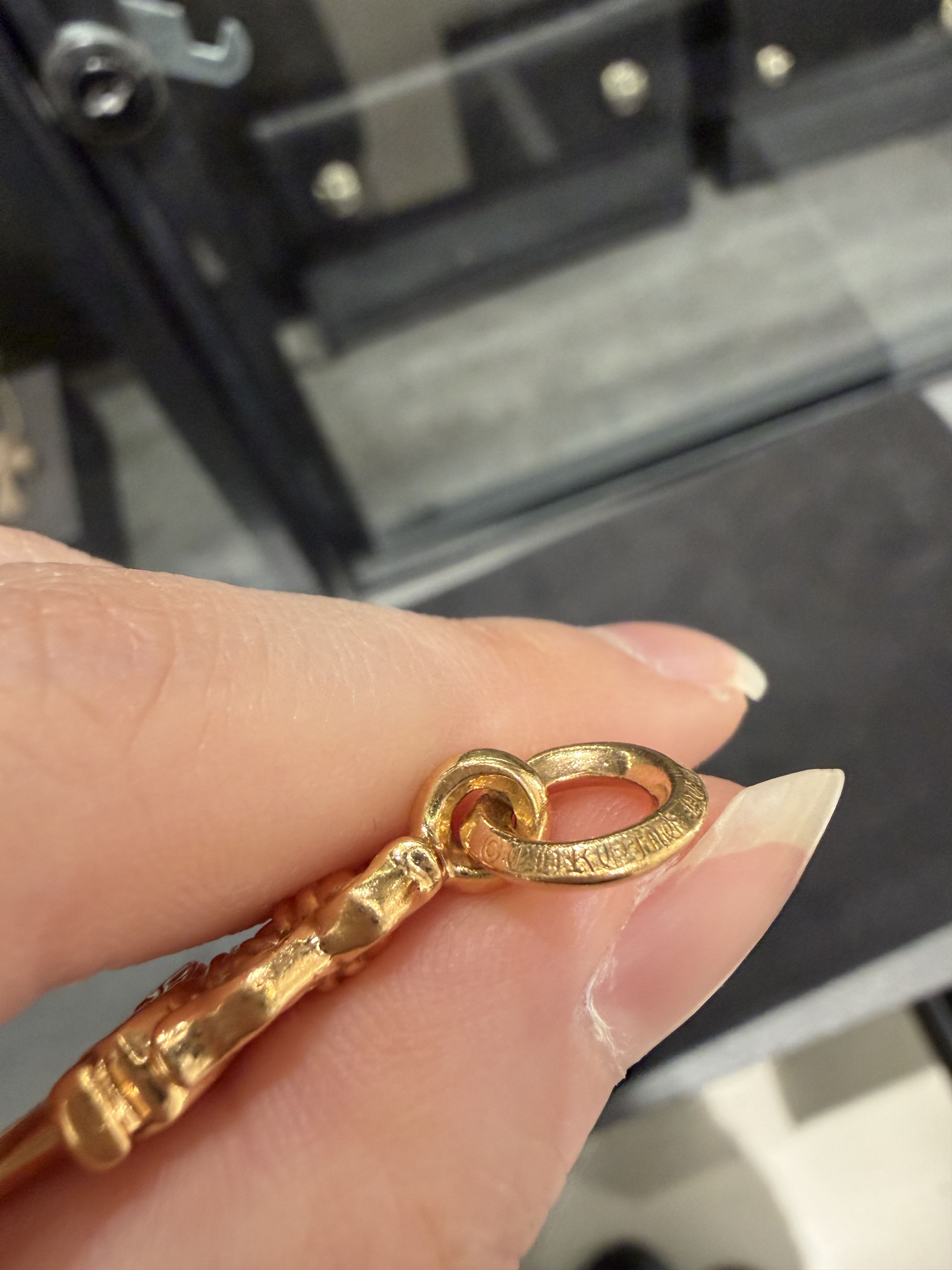 Chrome Hearts Chrome Hearts 22K Gold Ruby Dagger Charm Pendant Size ONE SIZE - 13 Thumbnail