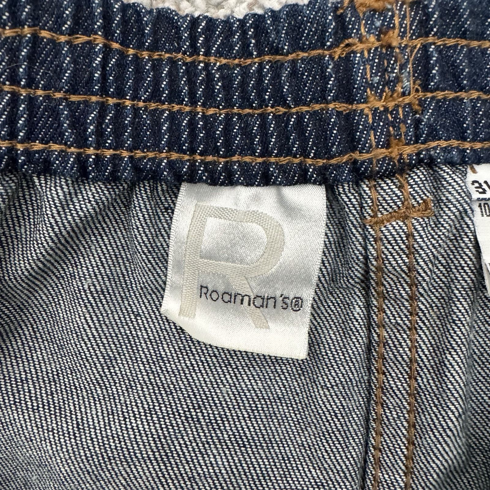 Other Denim Jeans Womens 36WP Capri Relaxed Dark Wash Lagenlook Size 36" / US 14 / IT 50 - 7 Thumbnail