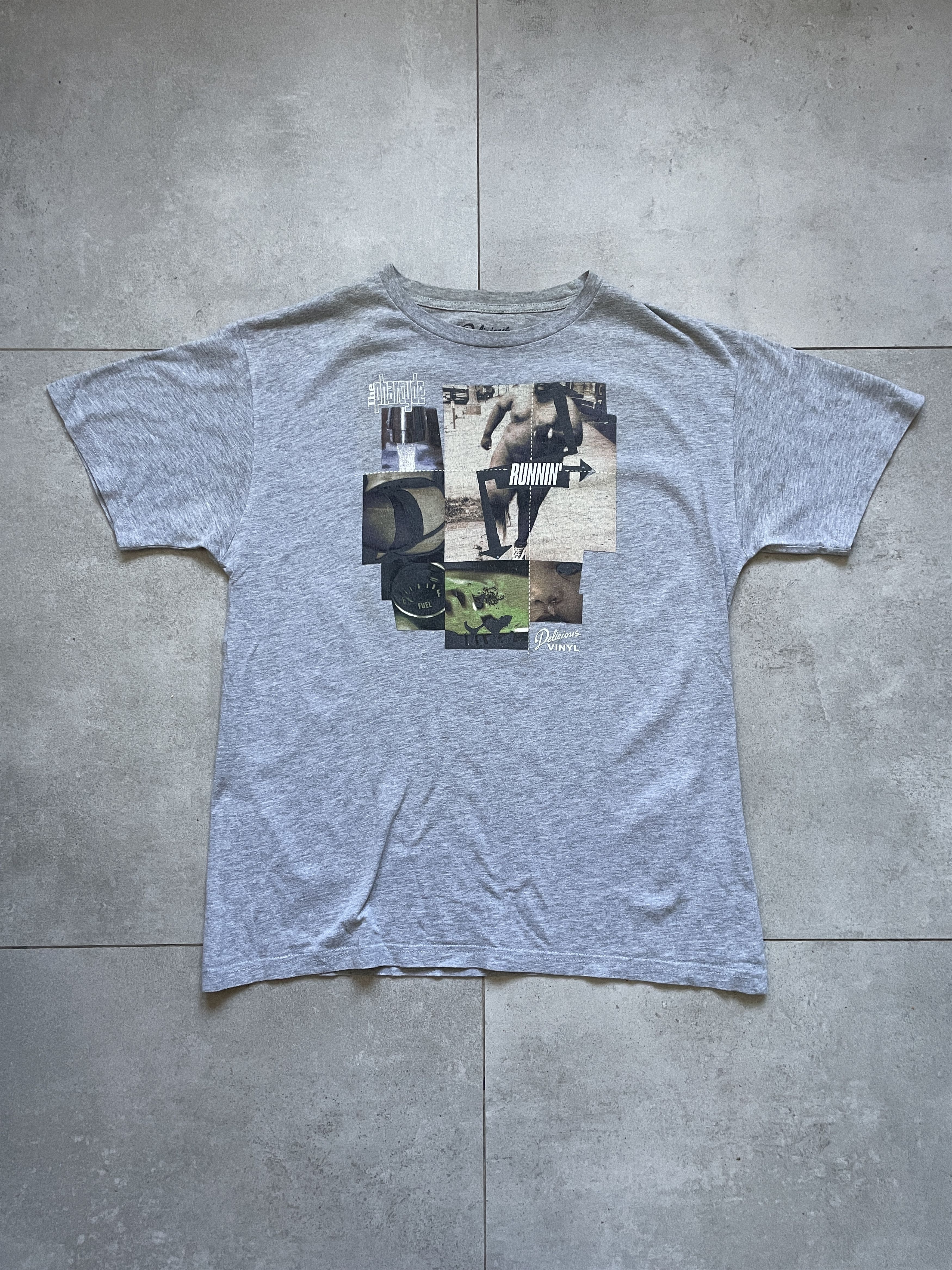 Y2K DELICIOUS VINYL THE PHARCYDE FAT MAN RUNNING RARE TEE