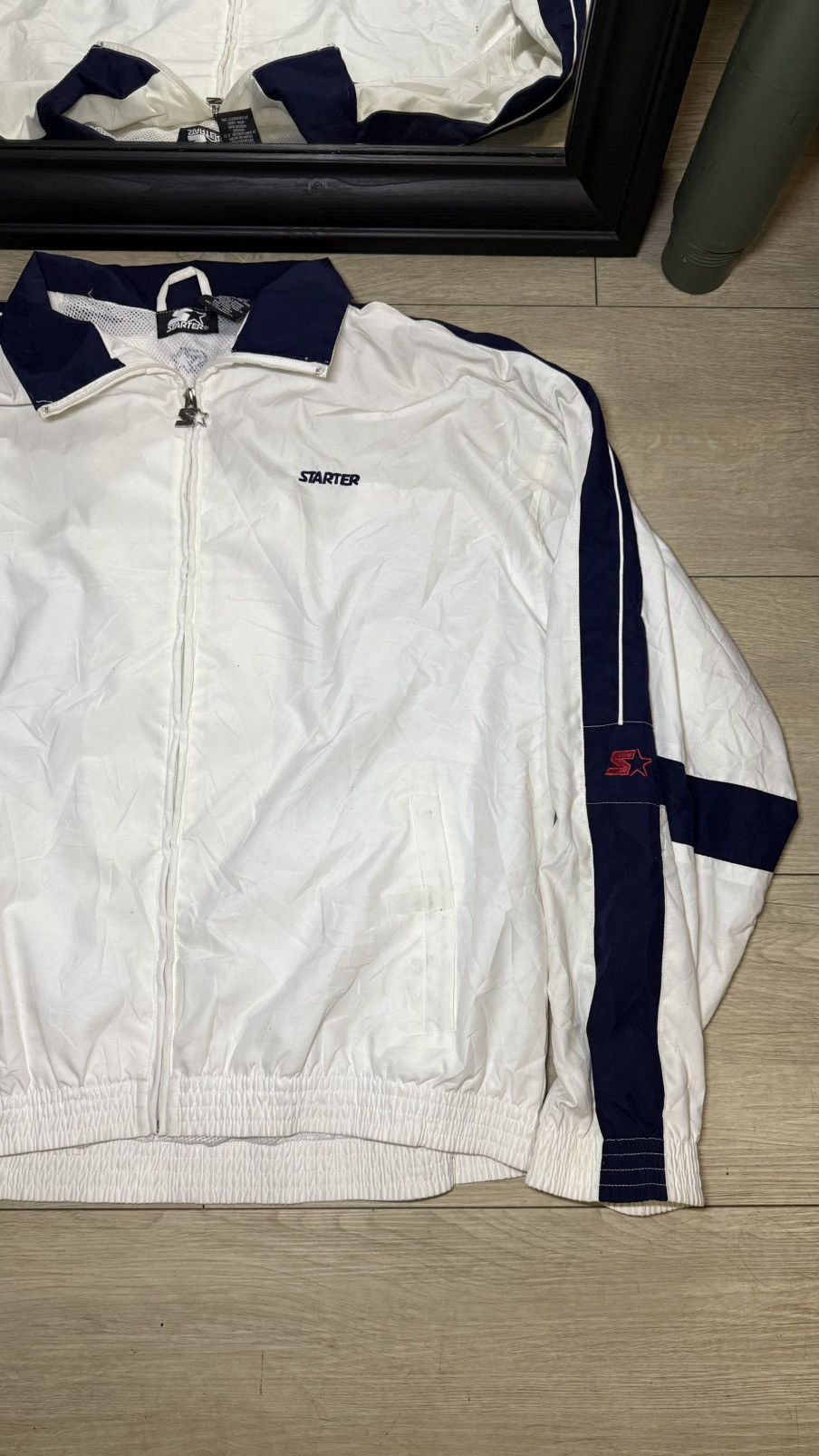Starter Vintage / Y2K 1990s Starter Windbreaker SpellOut Jacket Size US XL / EU 56 / 4 - 3 Thumbnail