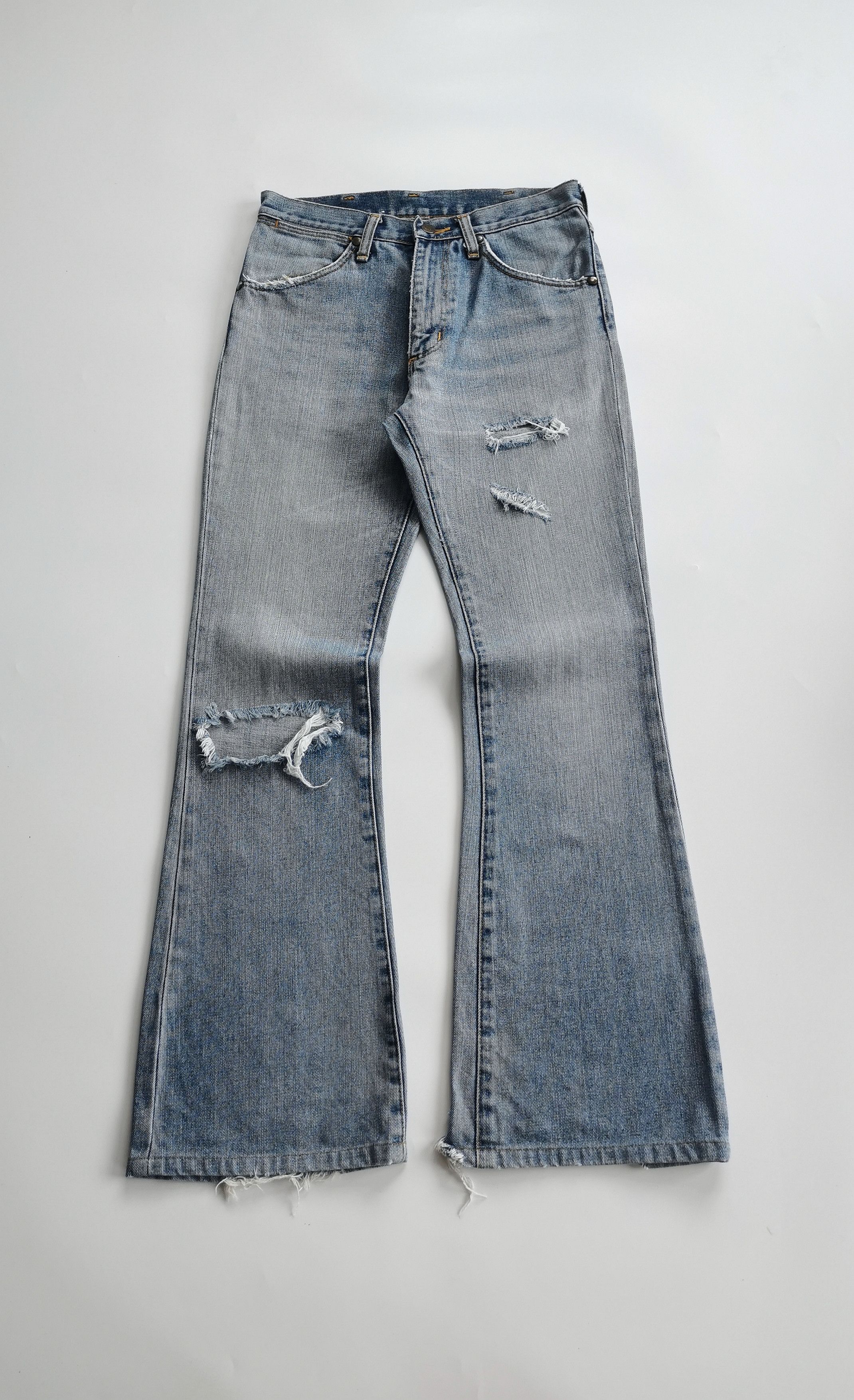 Tornado Mart Vintage Wrangler FlareBootcut Distressed Style Tornado Mart Size US 28 / EU 44 - 1 Thumbnail