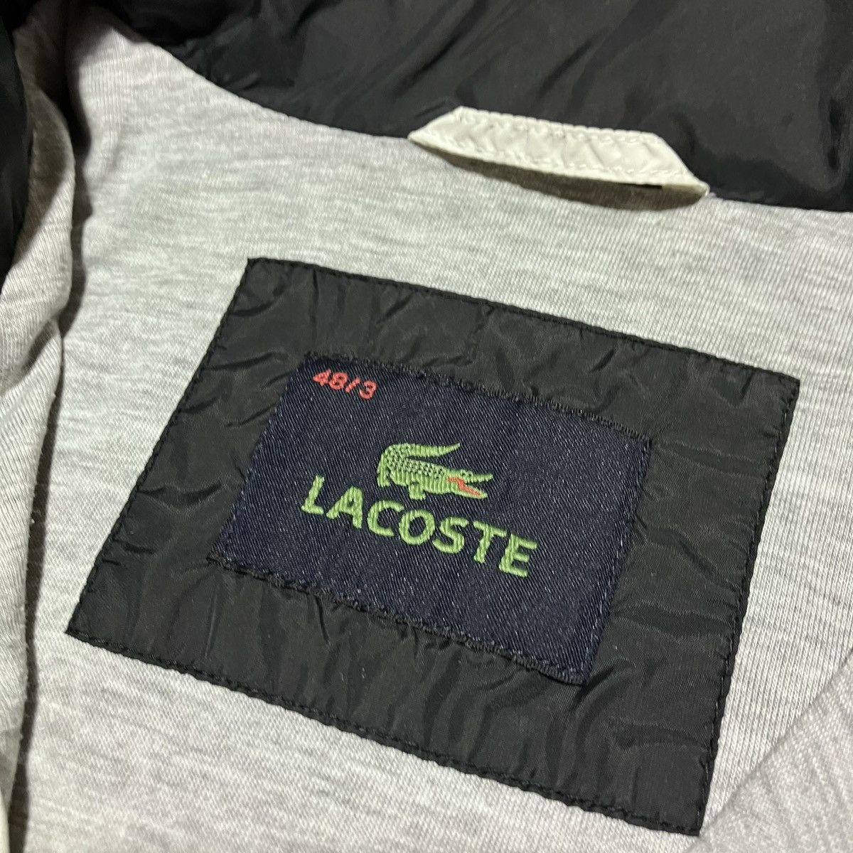 Lacoste Vintage LACOSTE Windbreaker Lined Nylon Jacket Size US S / EU 44-46 / 1 - 11 Thumbnail