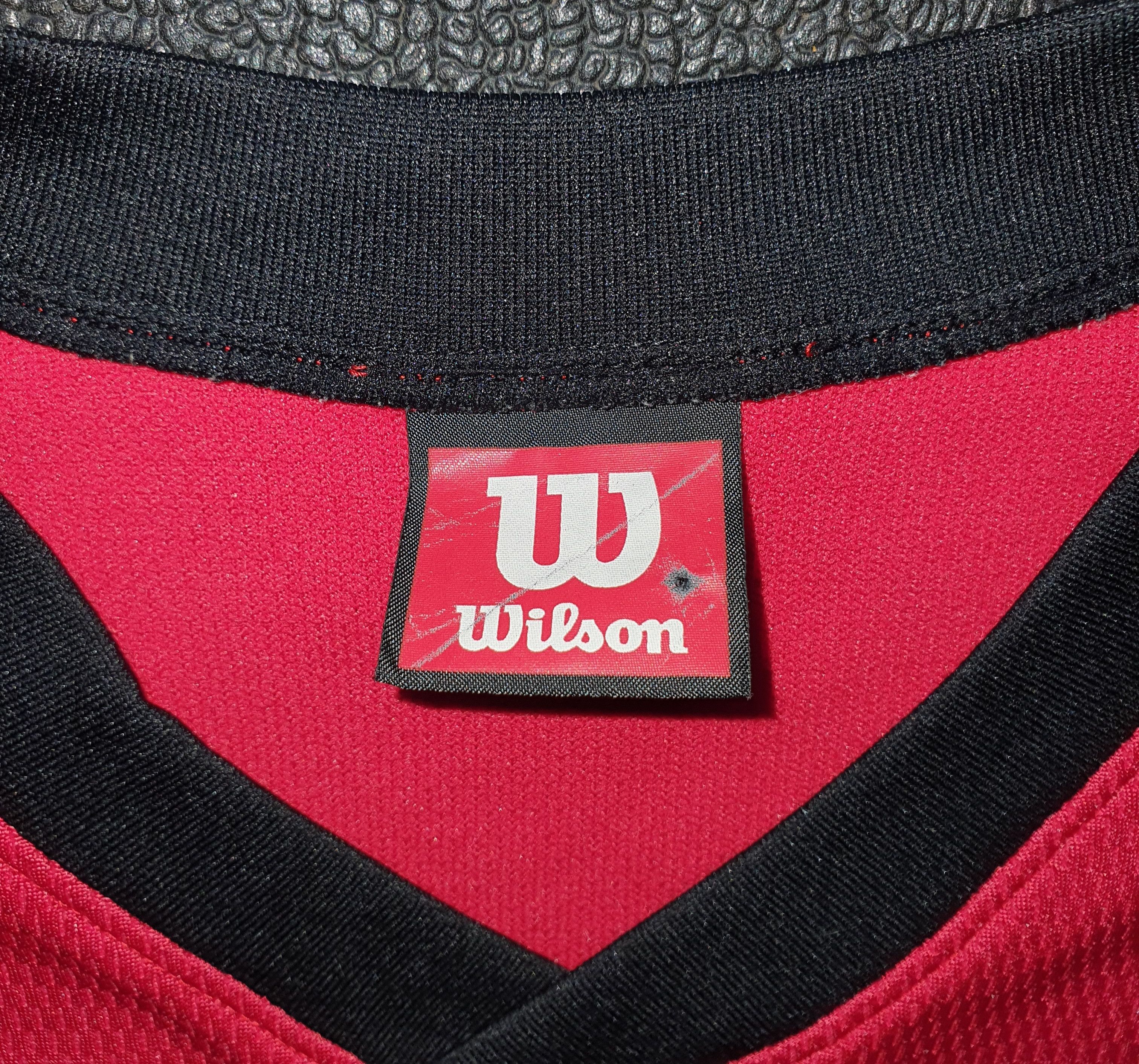 Vintage × Wilson WILSON Side Tape Sport 1990s Short Sleeve Jersey size S-M Size US S / EU 44-46 / 1 - 5 Thumbnail
