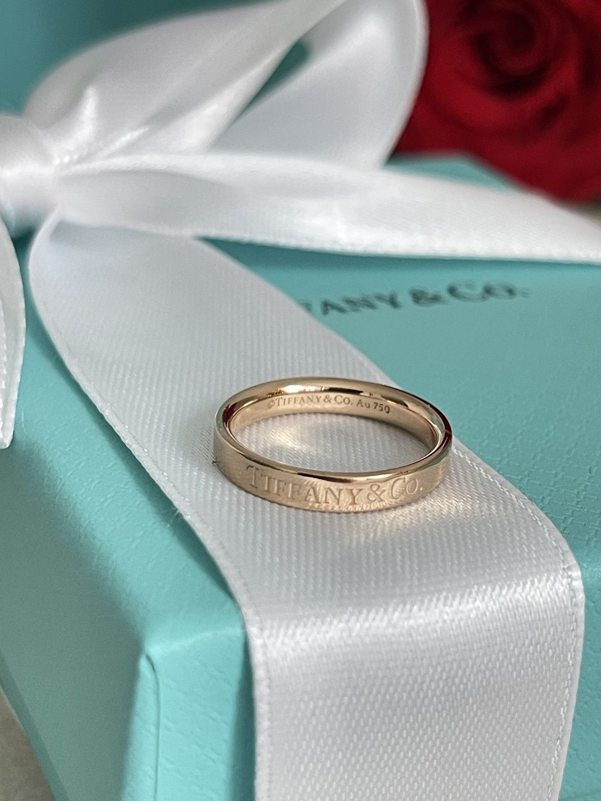 Tiffany & Co. Tiffany & Co. Band Ring in Rose Gold 18K size 4.5 NEW $1400 Size ONE SIZE - 3 Thumbnail