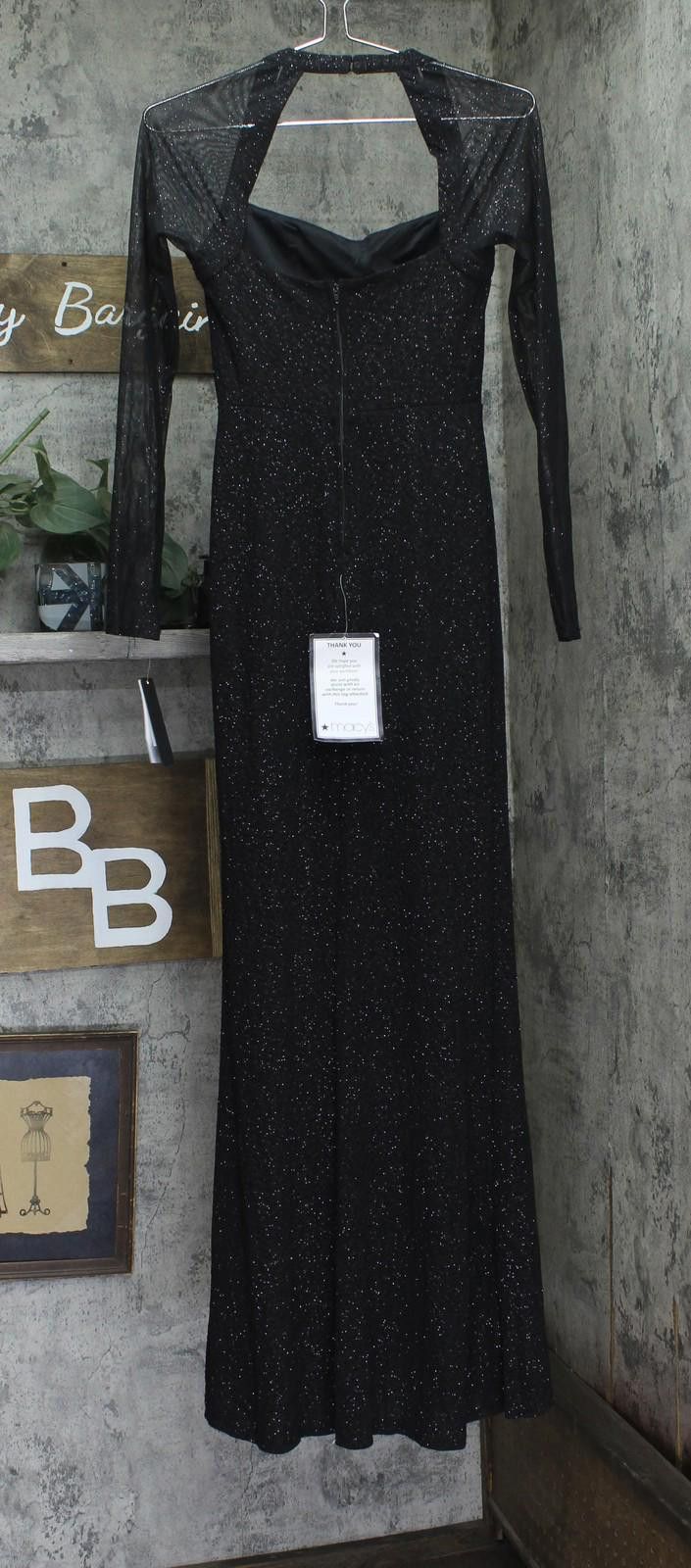 Other Nwt City Studios Side-slit Long Sleeve Gown Dress Black 5/6 Size M / US 6-8 / IT 42-44 - 2 Thumbnail