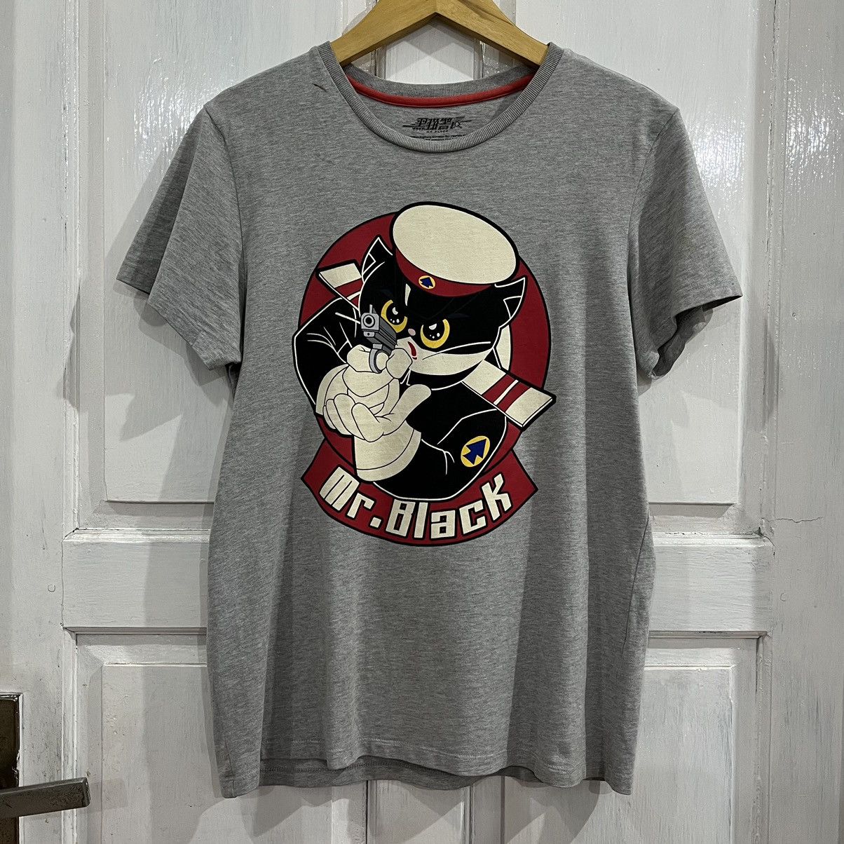 Japanese Brand Japanese Brand Mr Black ©️2010 Sanghai Animation Big Logo Size ONE SIZE - 1 Thumbnail